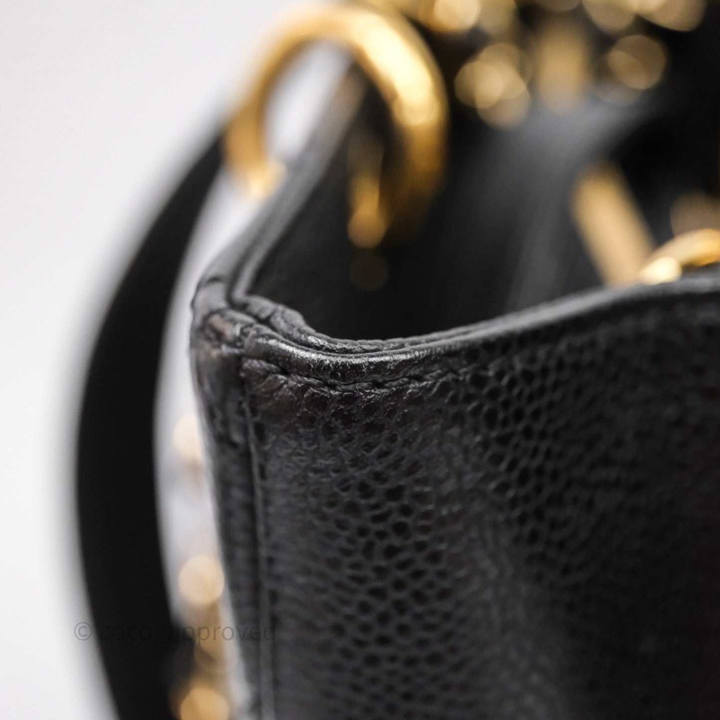 Chanel GST Black Caviar Gold Hardware