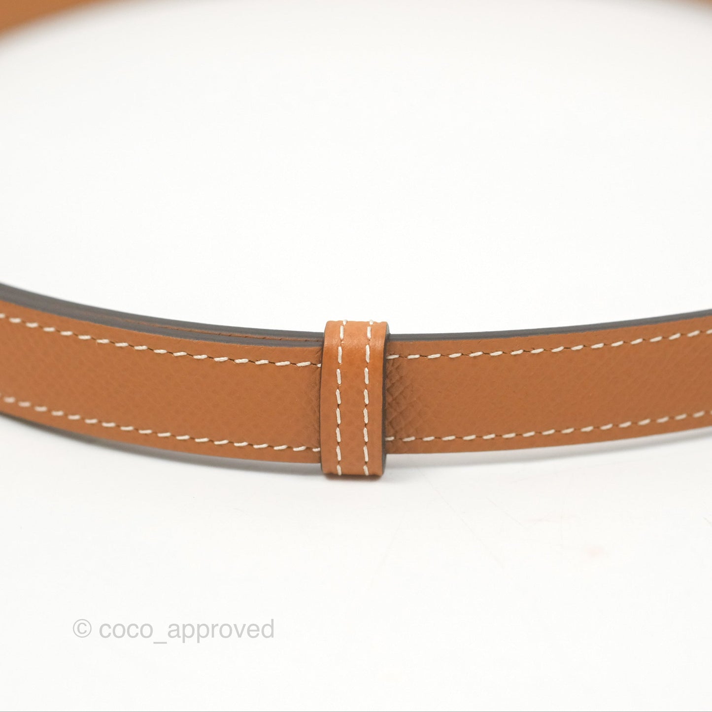 Hermès Kelly Buckle Belt Gold Epsom Rose Gold Hardware
