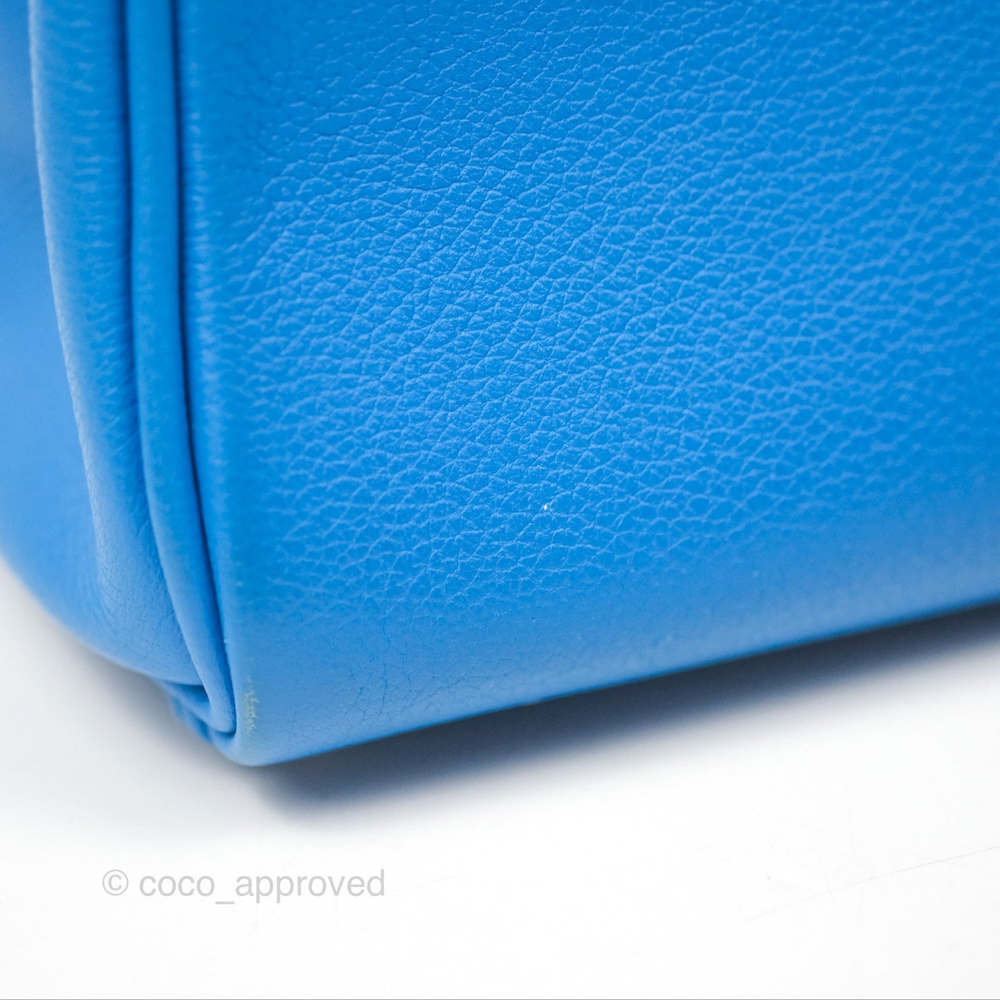 Hermès Retourne Kelly 28 Blue Evercolor Gold Hardware