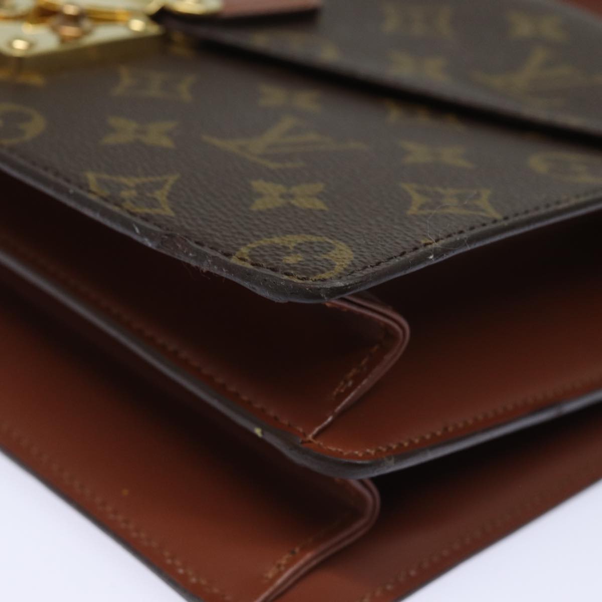 LOUIS VUITTON Monogram Concorde Hand Bag M51190 LV 79126