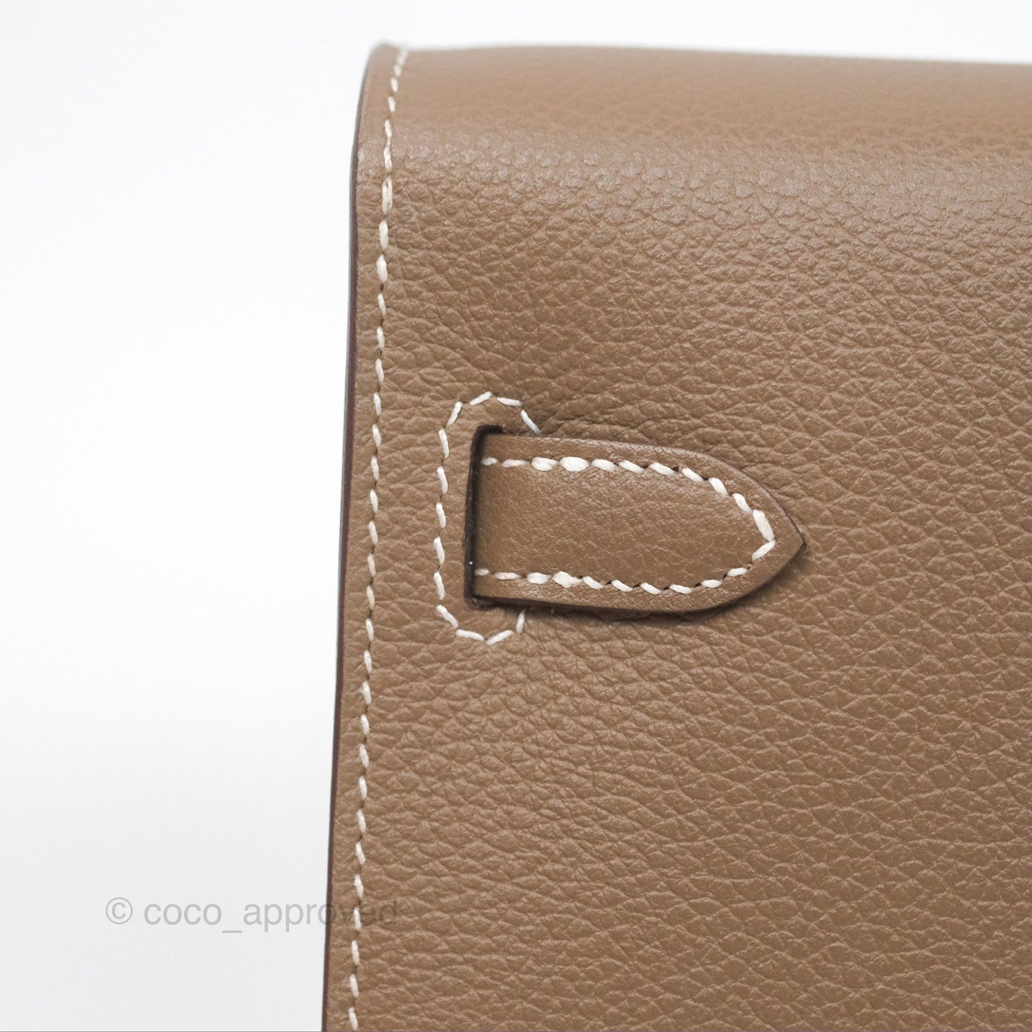 Hermès Kelly To Go Wallet Etoupe Evercolor Gold Hardware