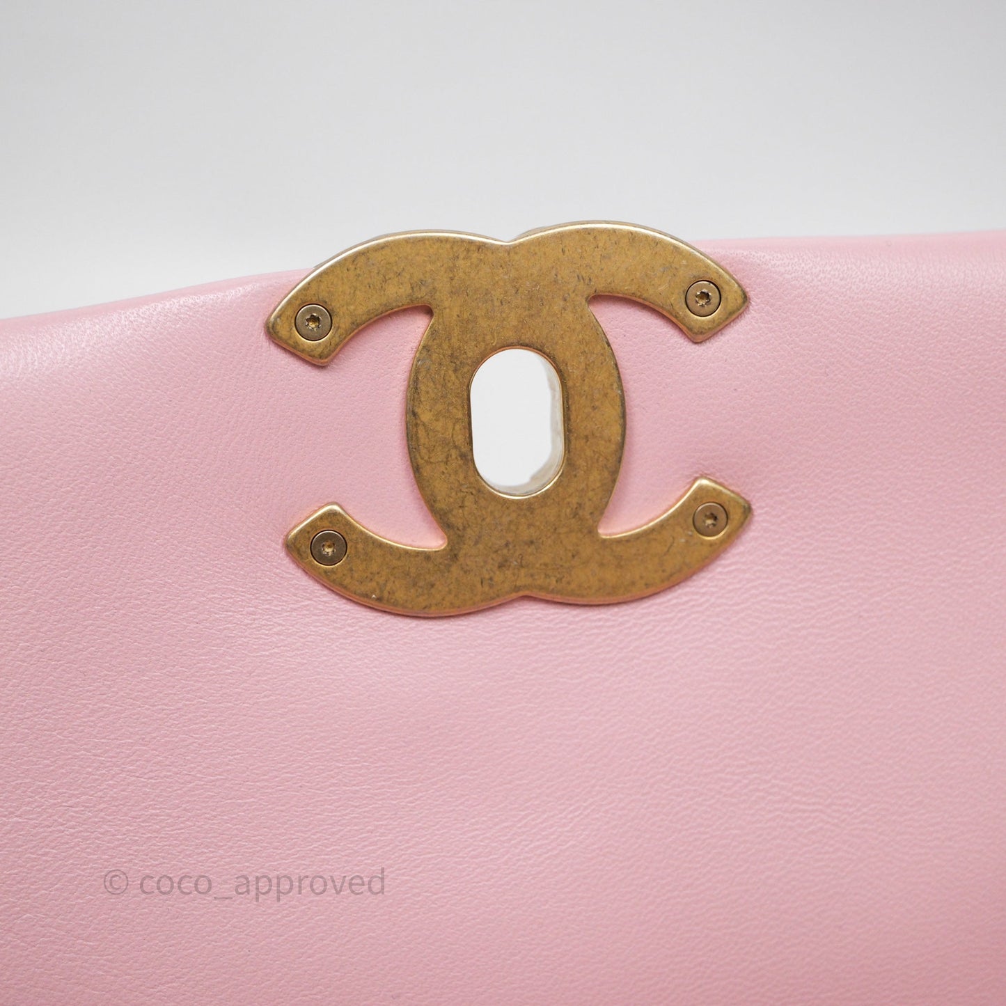 Chanel 19 Small Pink Lambskin Mixed Hardware