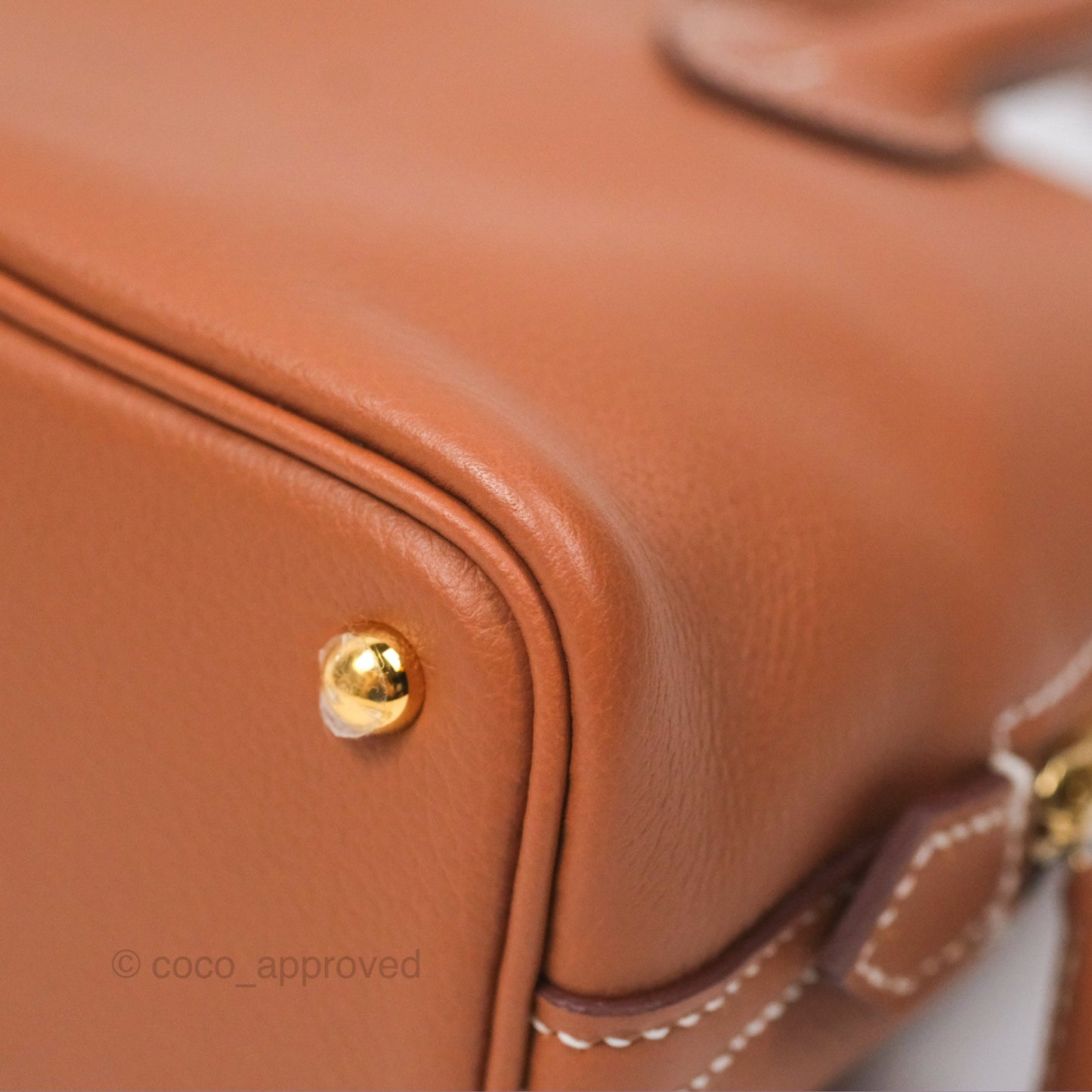 Hermès Bolide Mini 1923 Gold Evercolor Gold Hardware