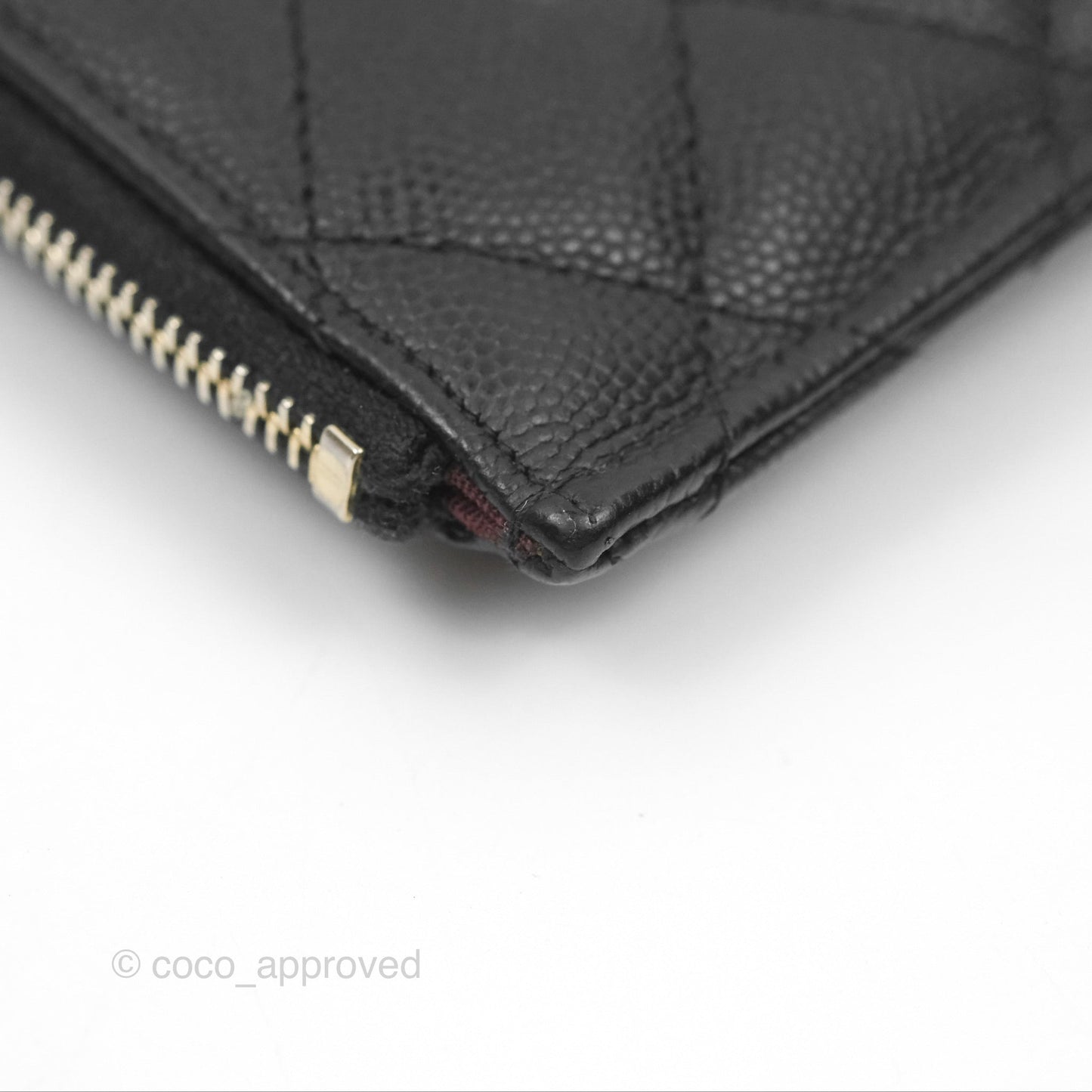 Chanel Classic Long Wallet Pouch Black Caviar