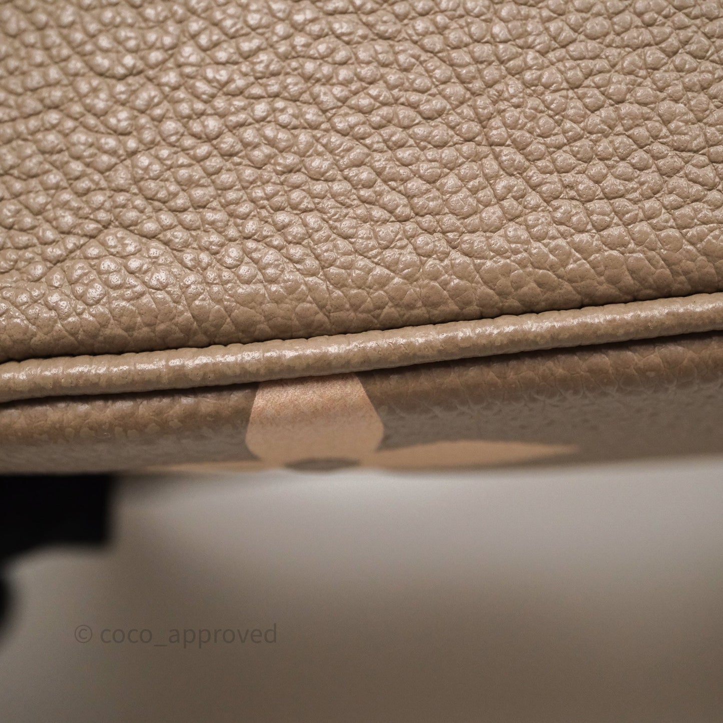 Louis Vuitton Bagatelle Bag Monogram Empreinte Beige