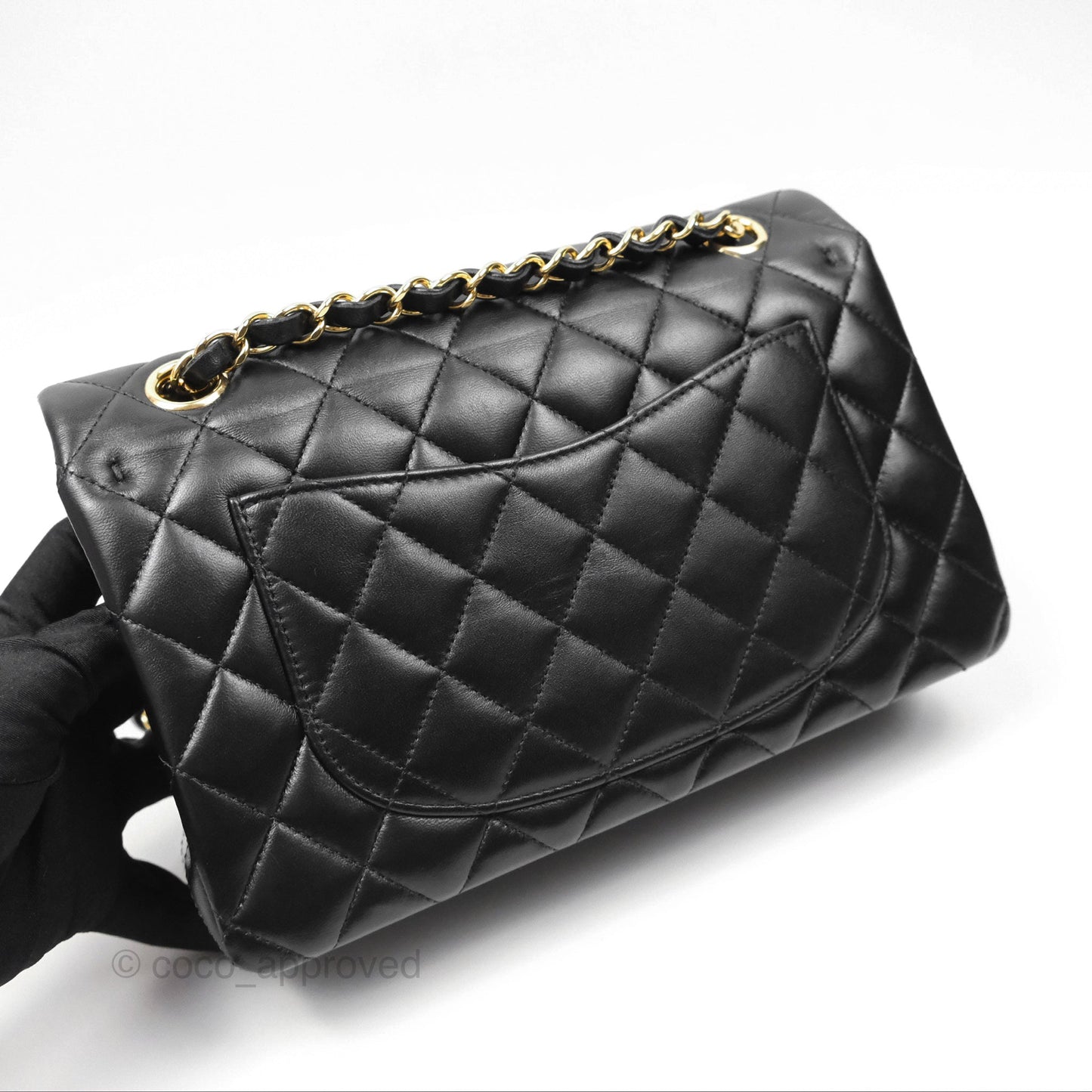 Chanel Small S/M Classic Flap Black Lambskin Gold Hardware