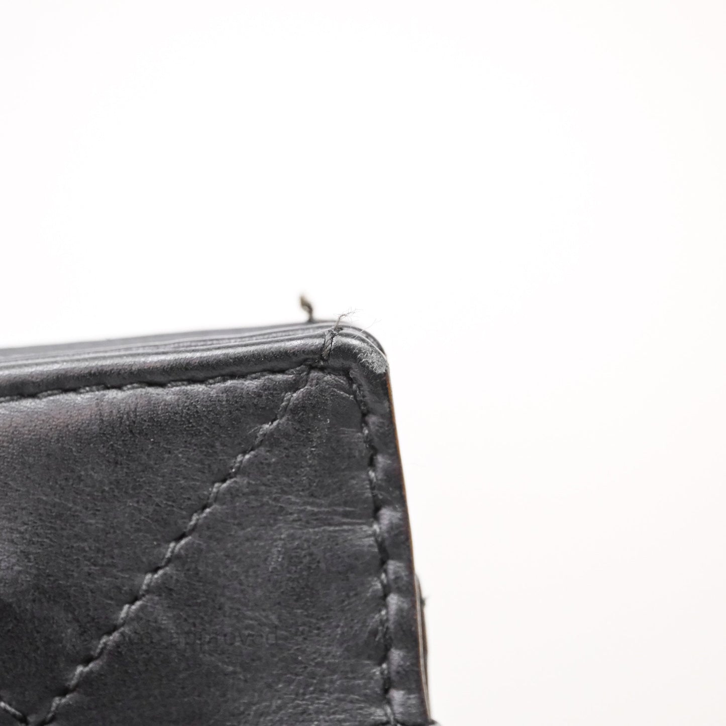 Chanel Vintage Tote Bag Quilted Black Lambskin Antique Gold Hardware