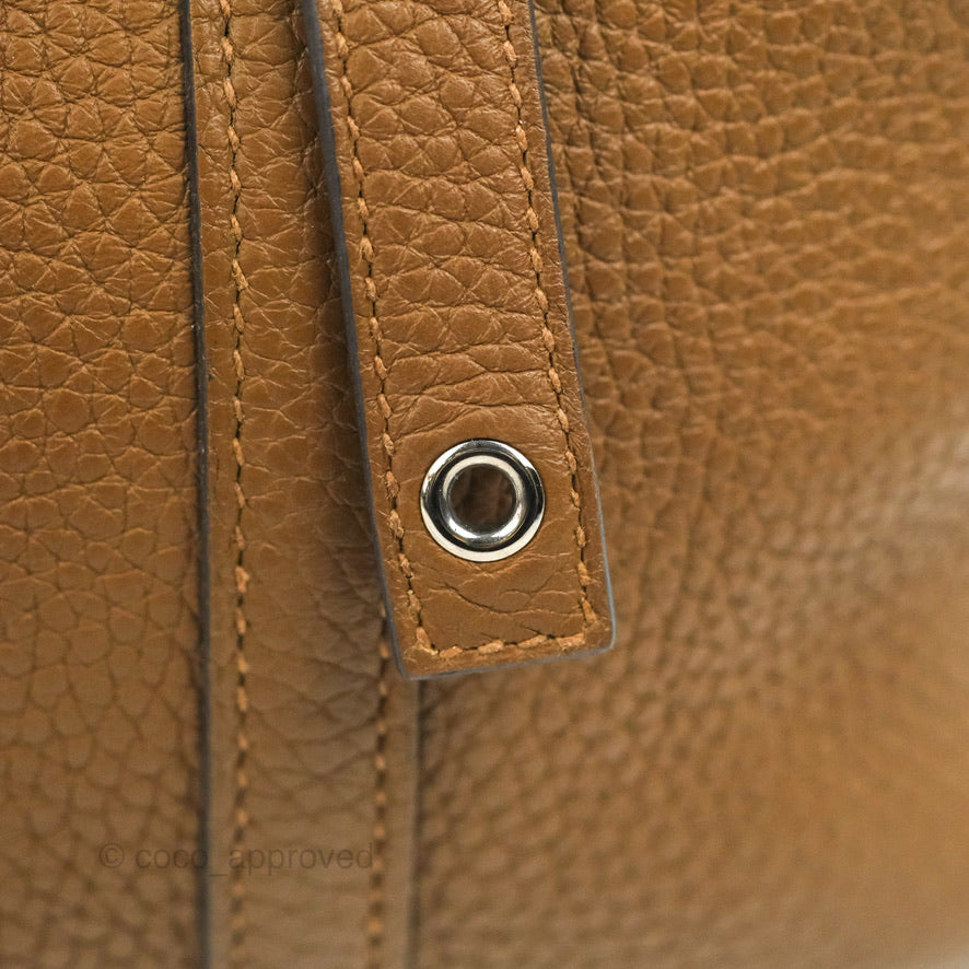 Hermès Picotin Lock 18 PM Eclat Alezan 3G/Biscuit 48 Clemence Silver Hardware