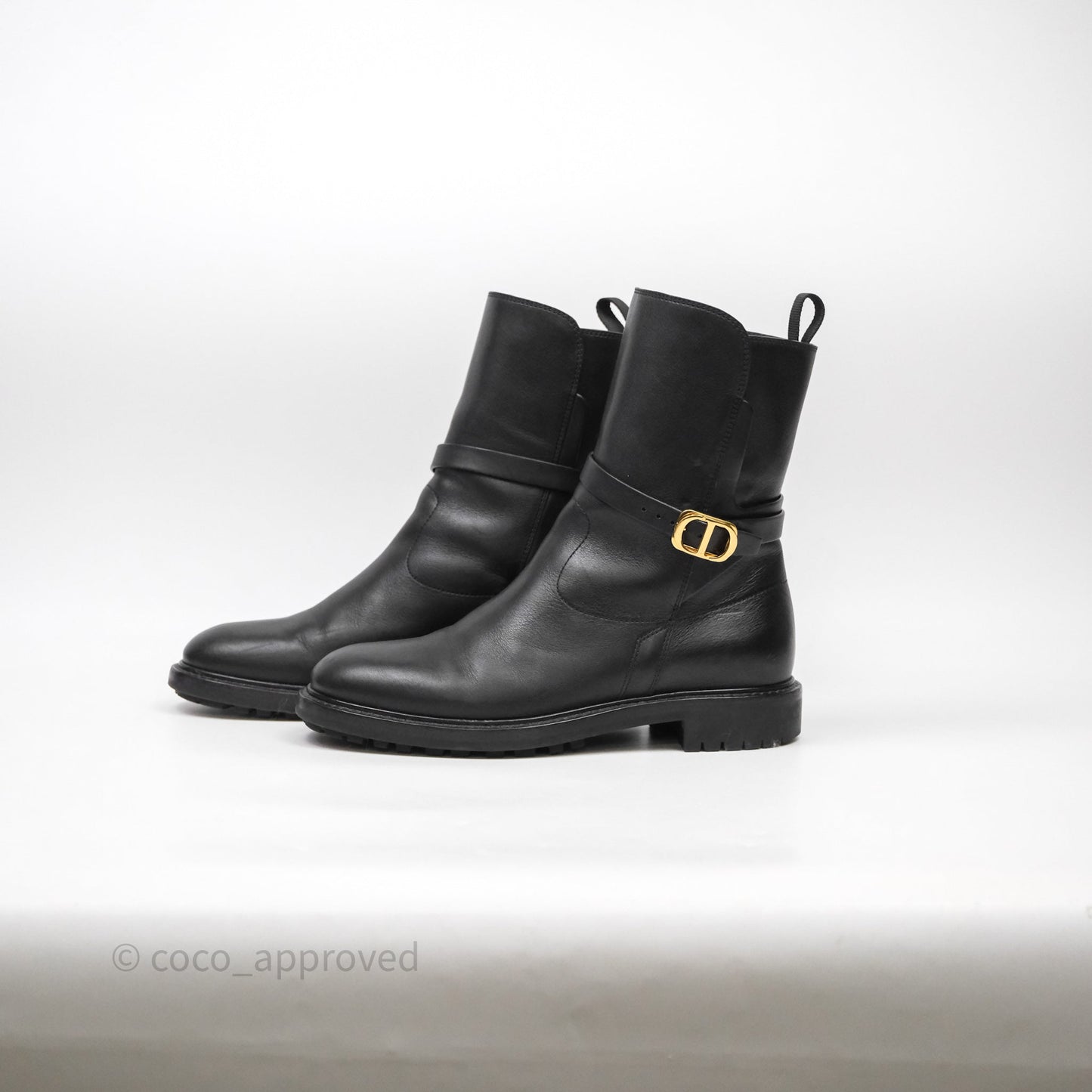 Christian Dior Empreinte Ankle Boot Black Calfskin