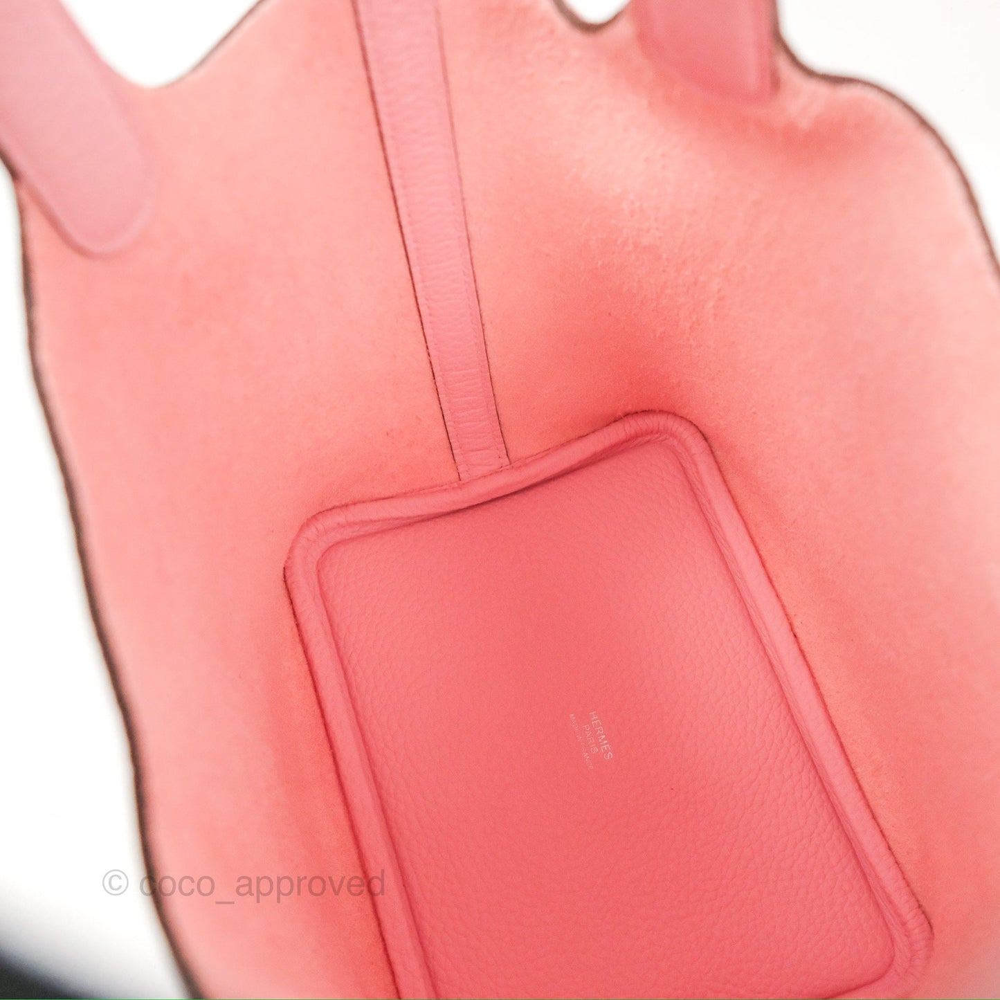 Hermès Picotin 18 Rose Sakura Clemence Palladium Hardware