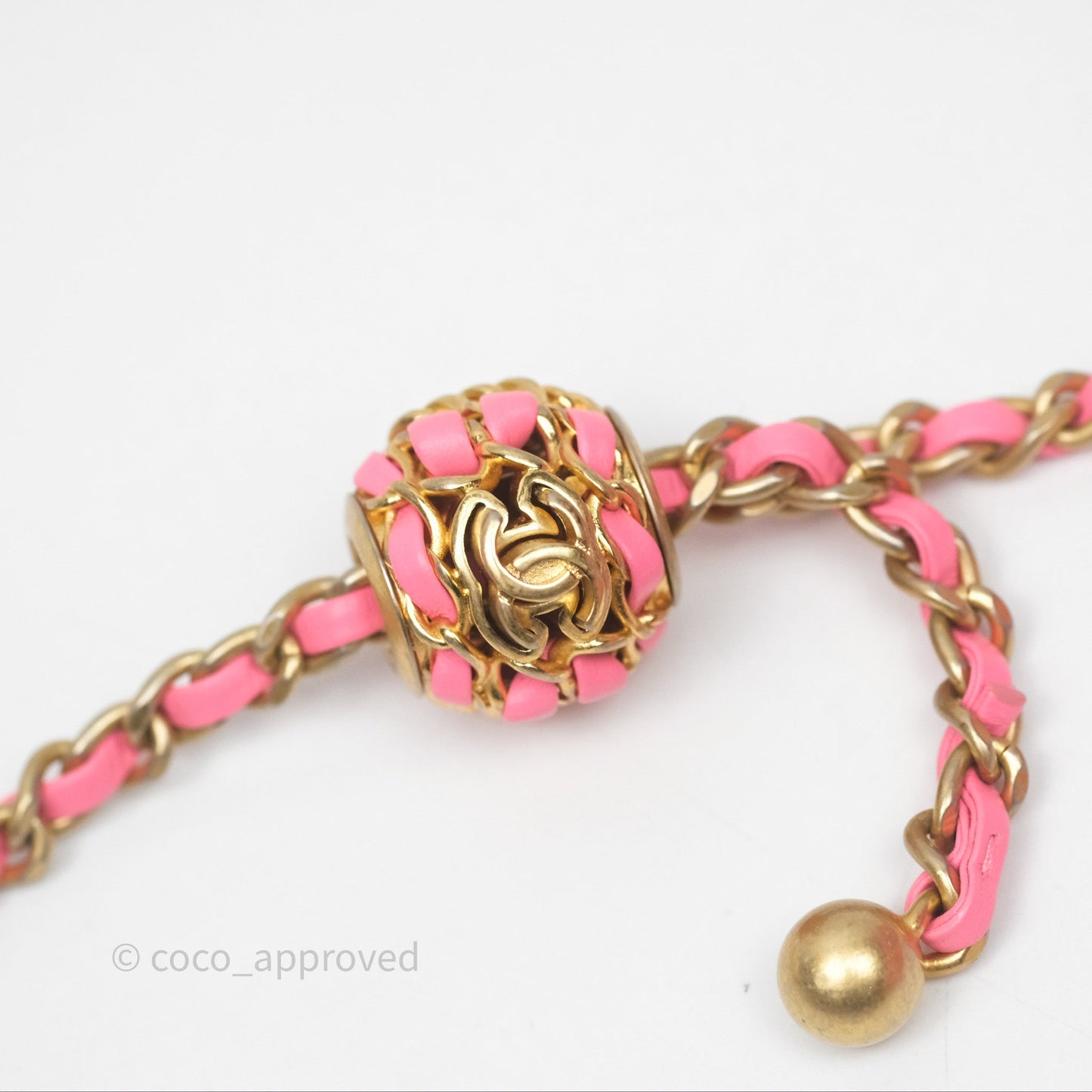 Chanel Mini Rectangular Pearl Crush Quilted Pink Lambskin Aged Gold Hardware