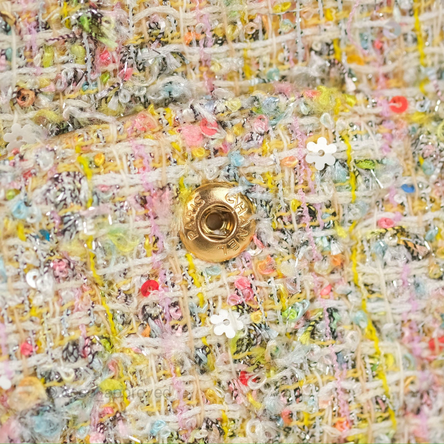 Chanel Reissue 225 Tweed Pastel Garden Party Flap