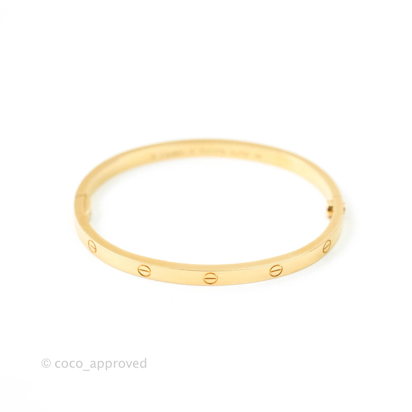 Cartier Small Love Bracelet Yellow Gold