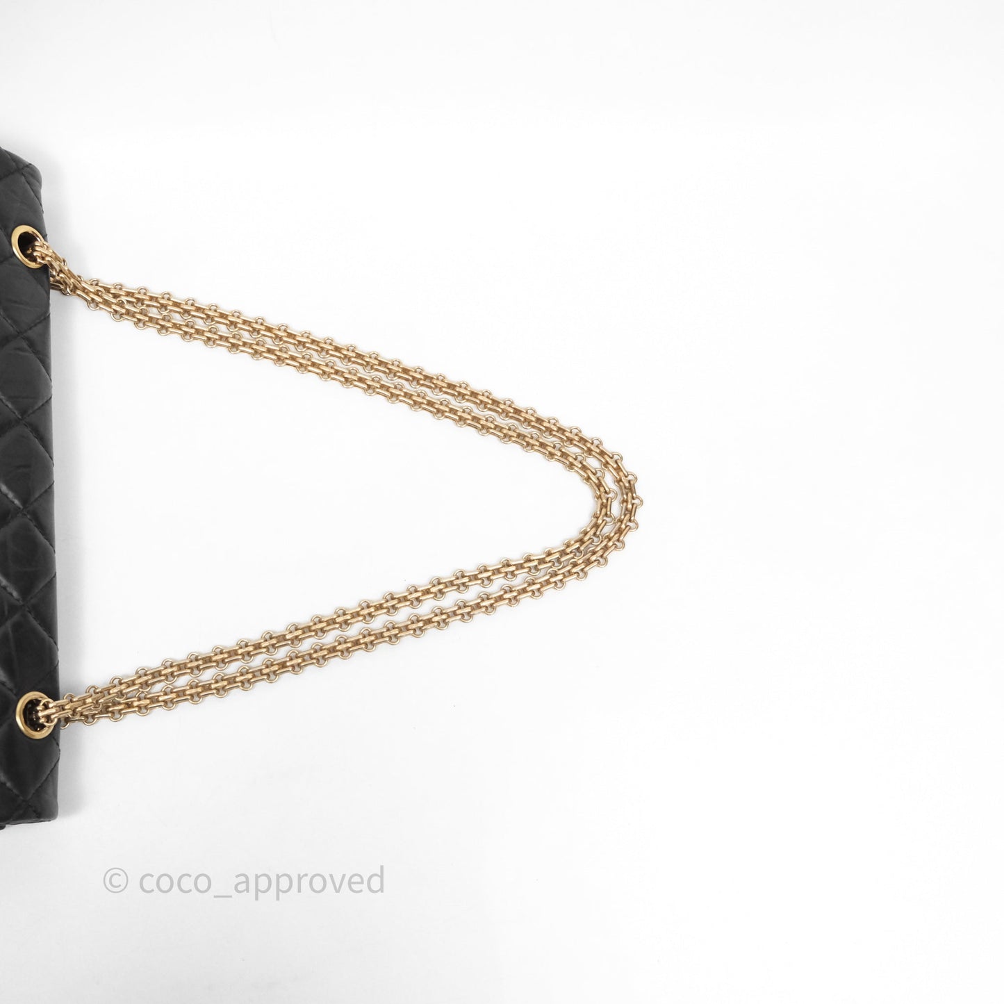 Chanel Reissue Quilted Aged Calfskin Black Aged Gold Hardware 227