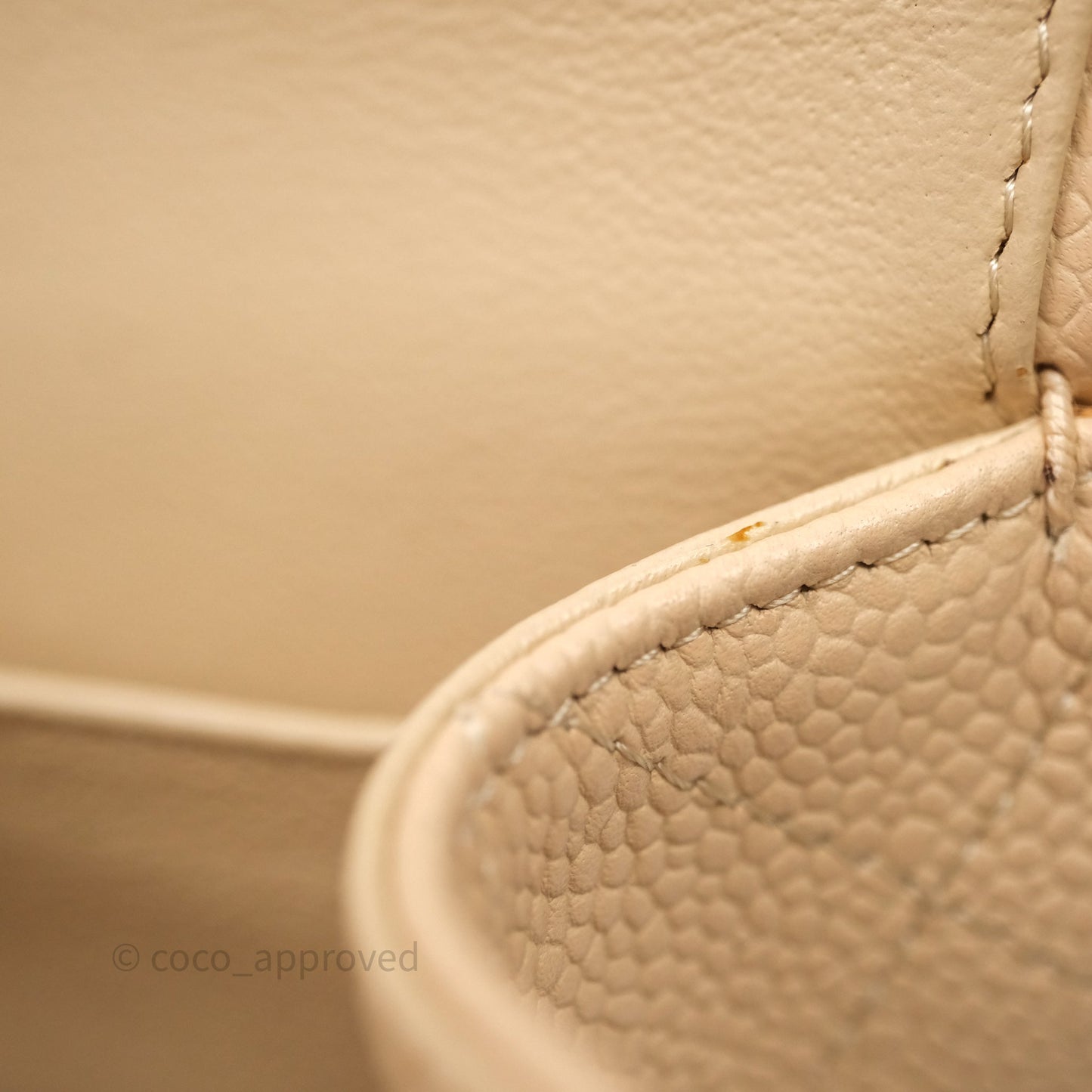 Chanel Jumbo Double Flap Beige Caviar Gold Hardware⁣⁣