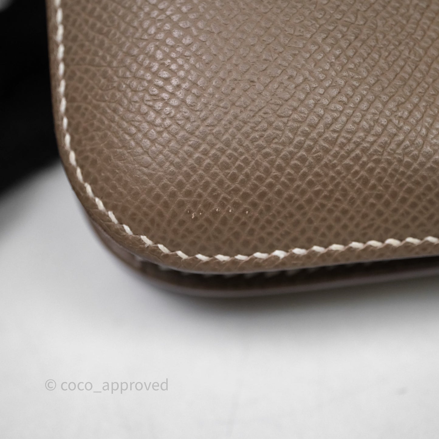 Hermès Constance Mini 18cm Etoupe Epsom Gold Hardware