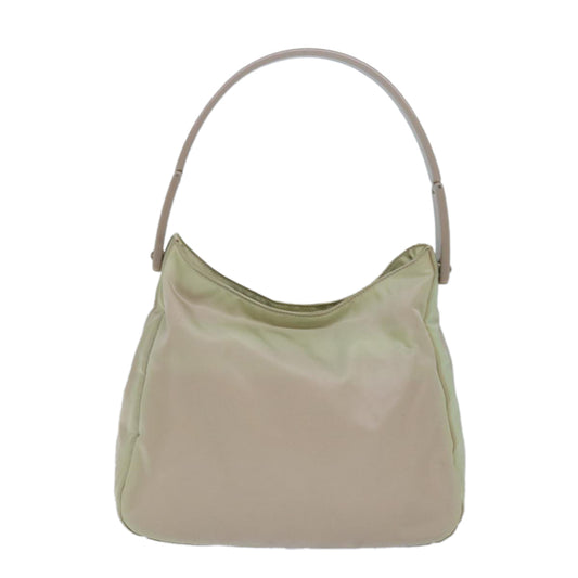 Luxury PradaShoulder Bag Nylon Beige 79553