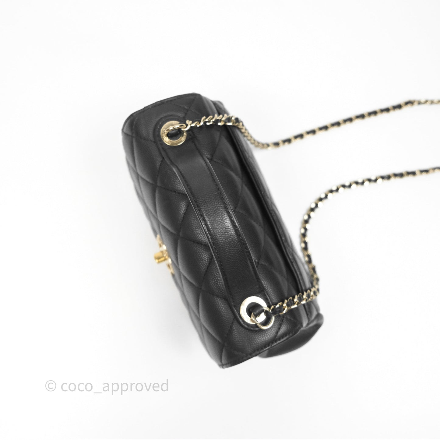 Chanel Quilted Small Business Affinity Flap Black Caviar Gold Hardware