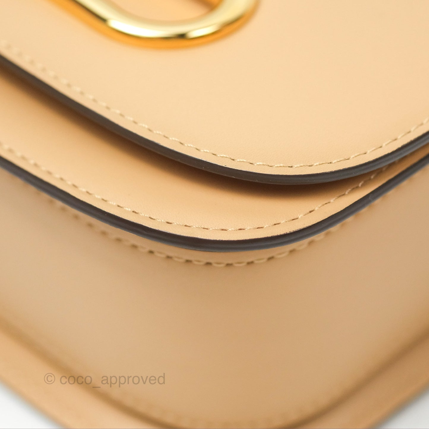 Delvaux Lingot Bag Latte Olen Calfskin