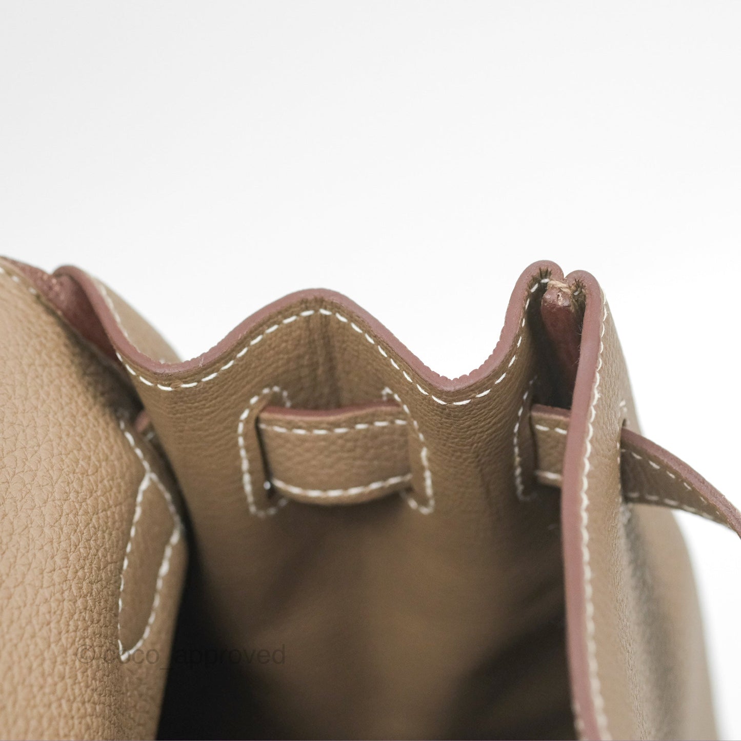 Hermès Kelly 28 Retourne Etoupe Togo Gold Hardware