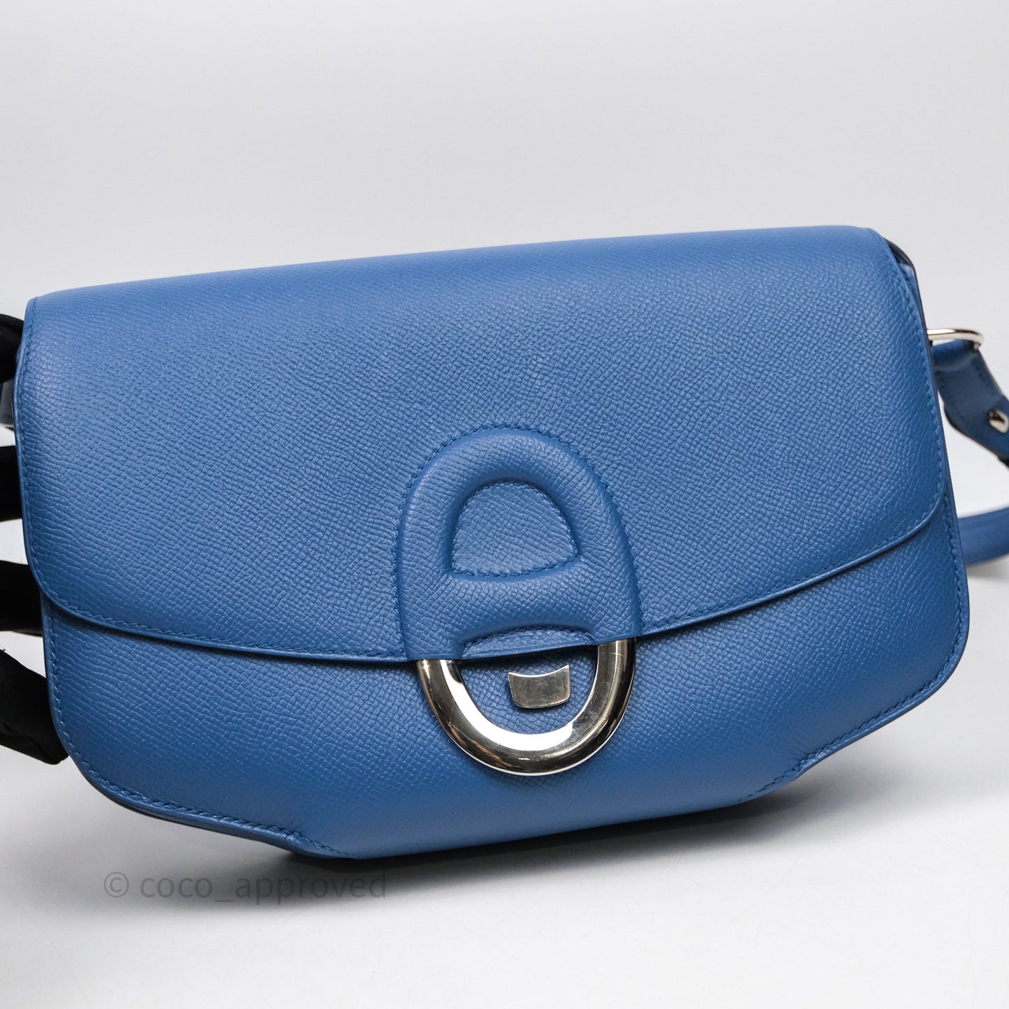 Hermès Cherche-Midi R2 Bleu Agate Epsom Palladium Hardware