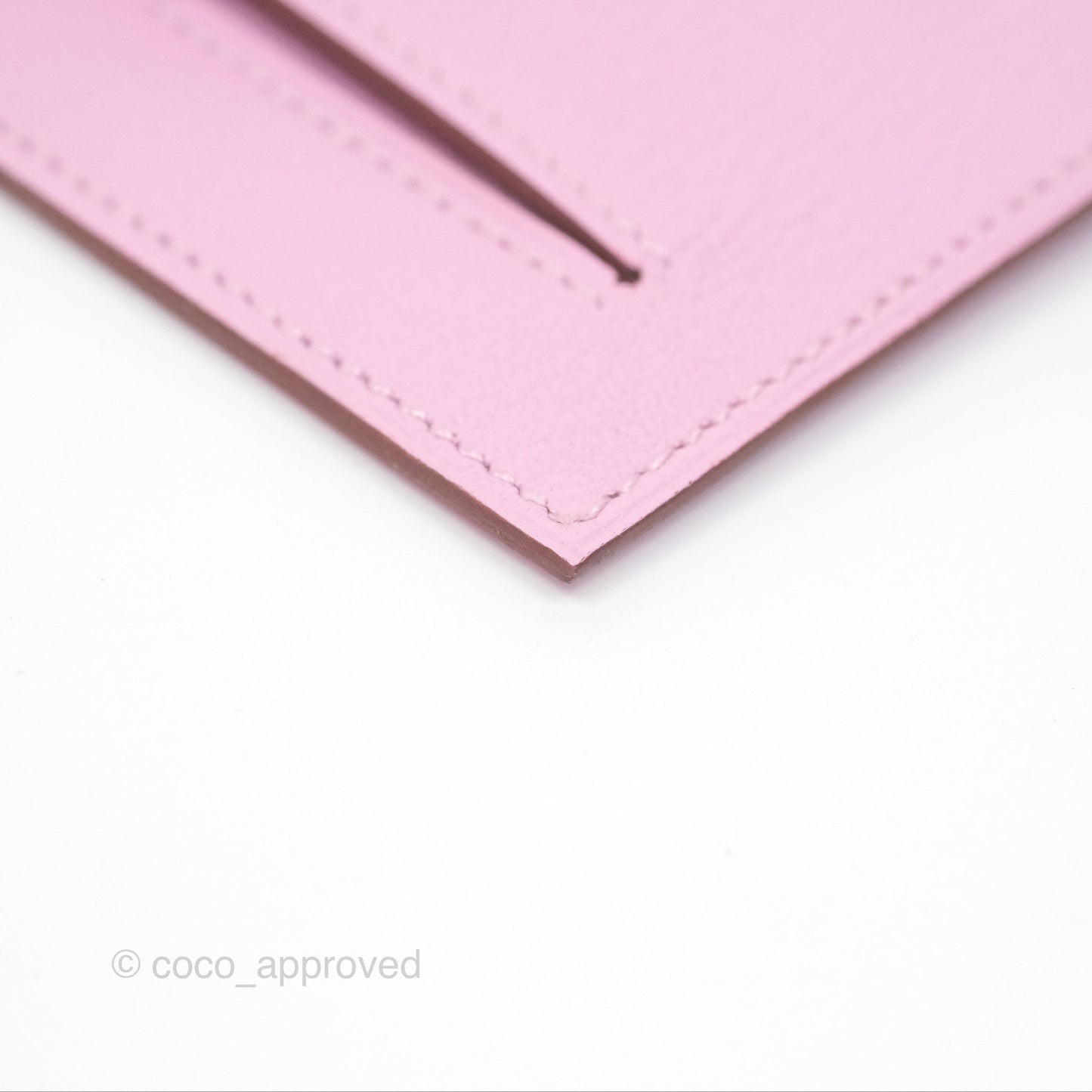 Hermès Kelly Pocket Compact Wallet Mauve Sylvester Palladium Hardware