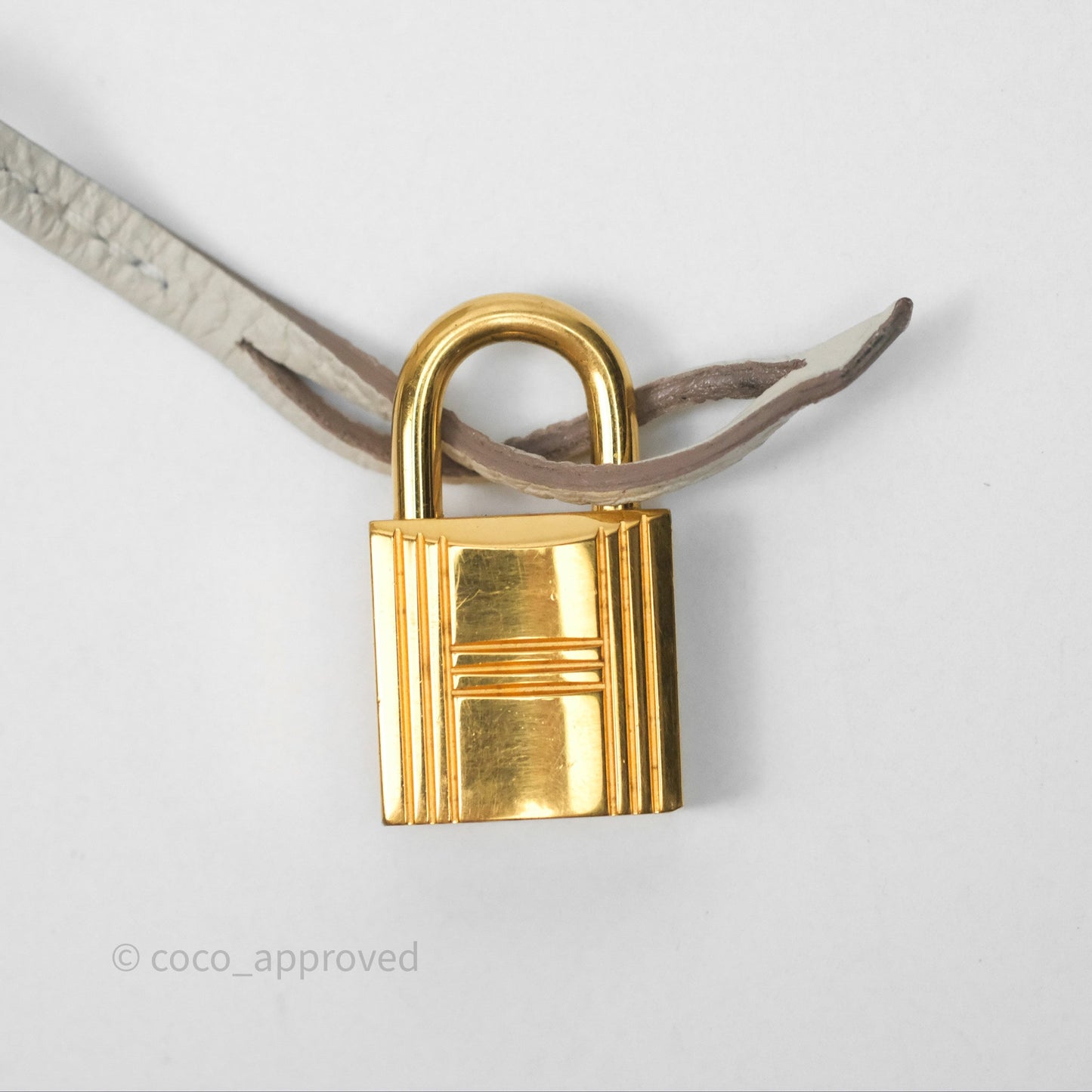 Hermès Birkin 25 Retourne Craie 10 Togo Gold Hardware