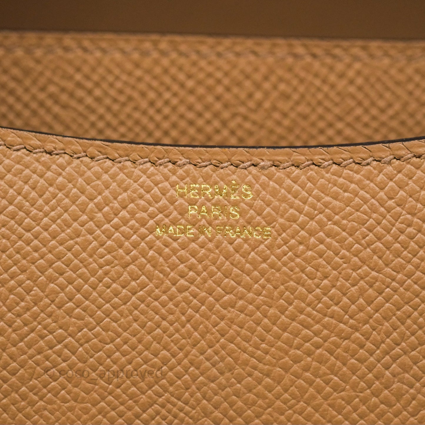 Hermès Constance Mini 18cm Chai 0M Epsom Gold Hardware