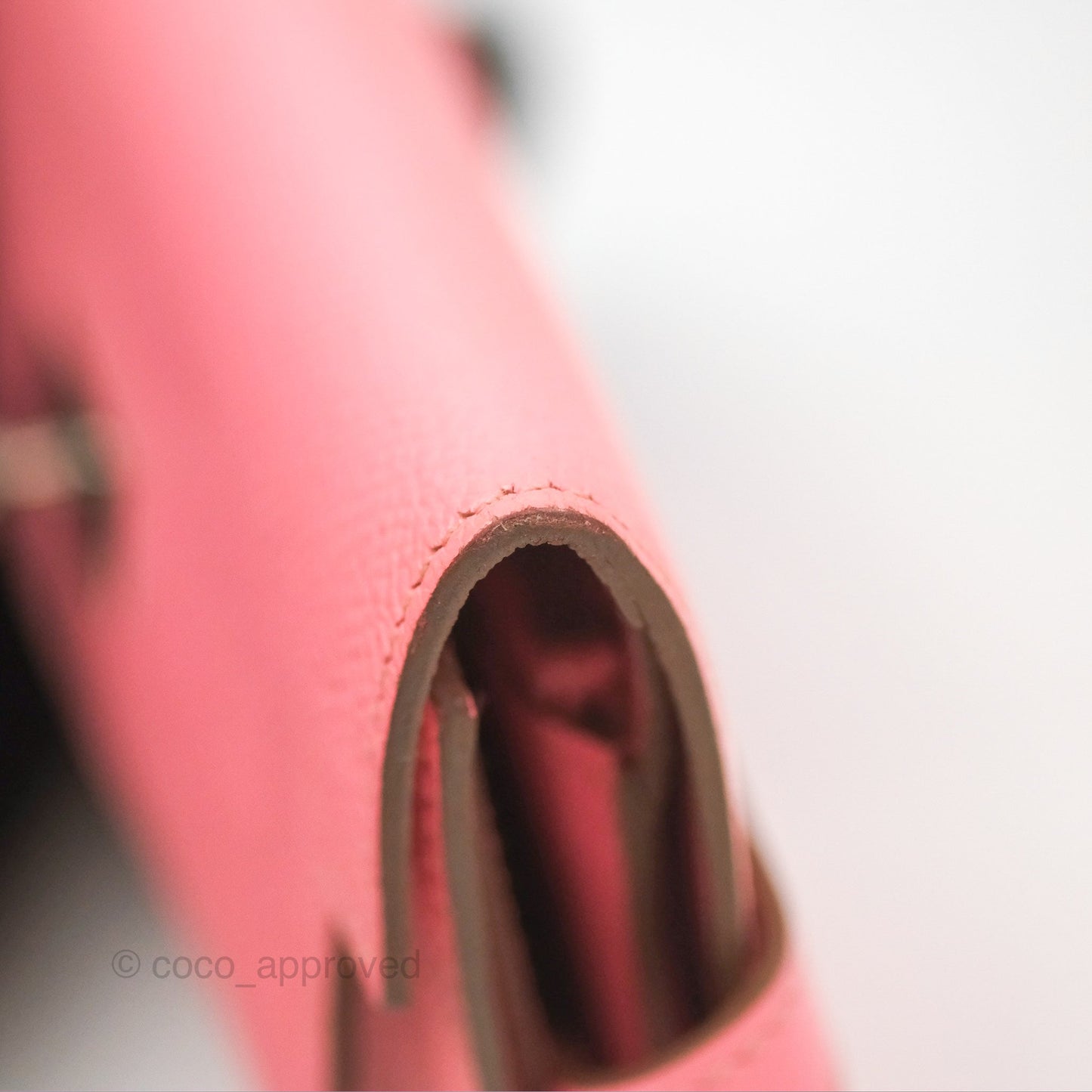 Hermès Small Kelly Wallet Rose Confetti Epsom Palladium Hardware