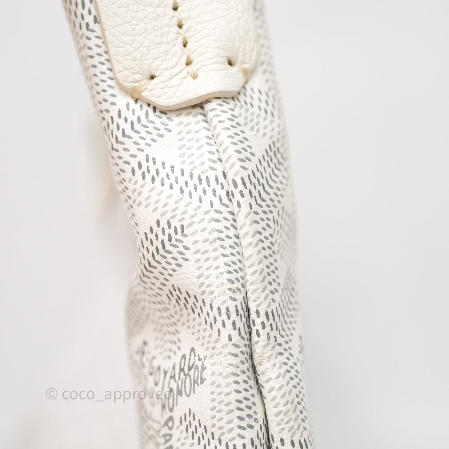 Goyard Bohème Hobo Bag PM White Goyardine Canvas