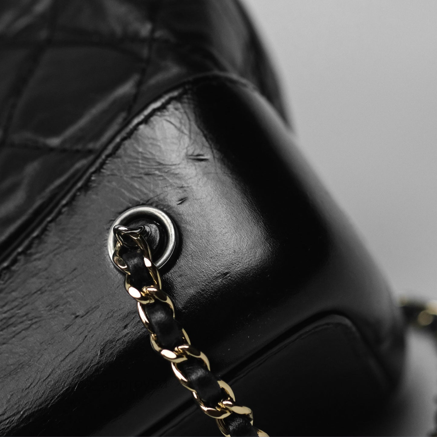 Chanel Small Gabrielle Backpack Black Aged Calfskin