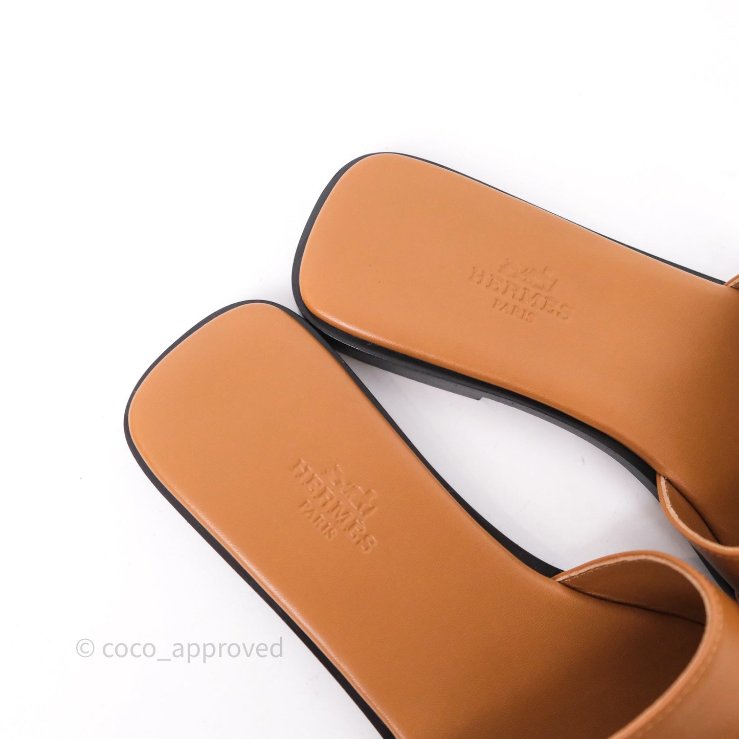 Hermès Giulia Sandals Gold 37 Palladium Hardware Size 36.5