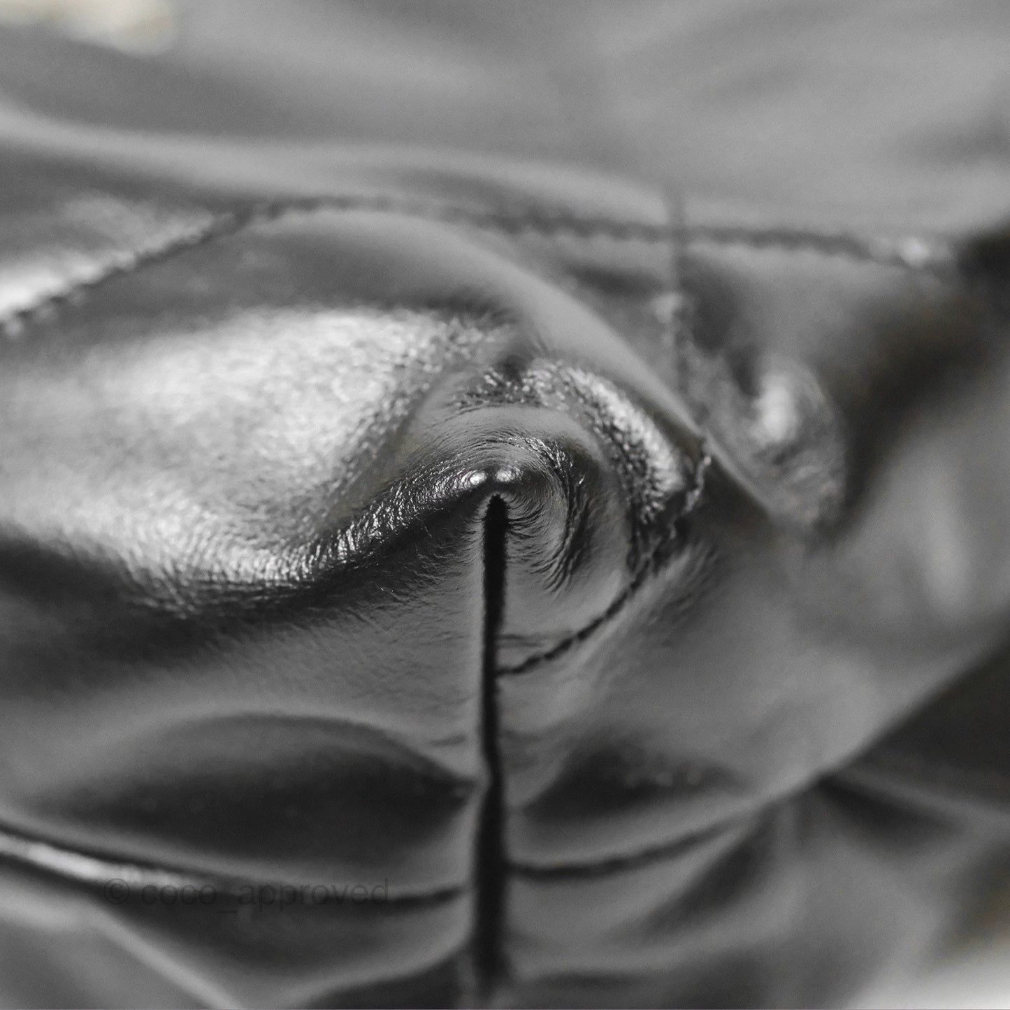Chanel 22 Medium Shiny Calfskin Quilted Backpack Black