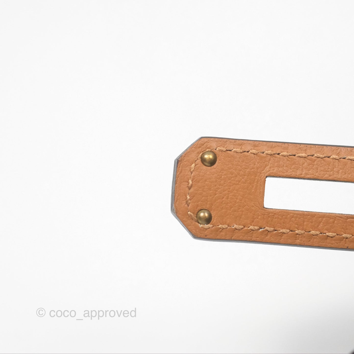 Hermès Epsom Kelly Buckle Belt Etoupe 18 Rose Gold Hardware