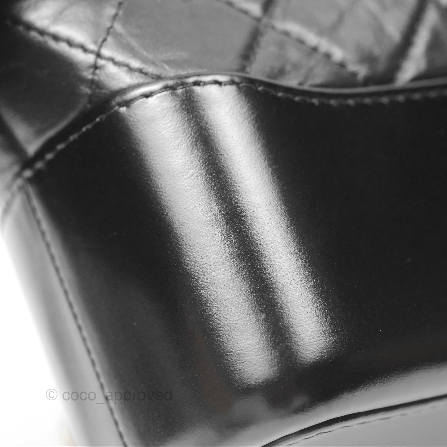 Chanel New Medium Gabrielle Hobo Quilted Black Aged Calfskin