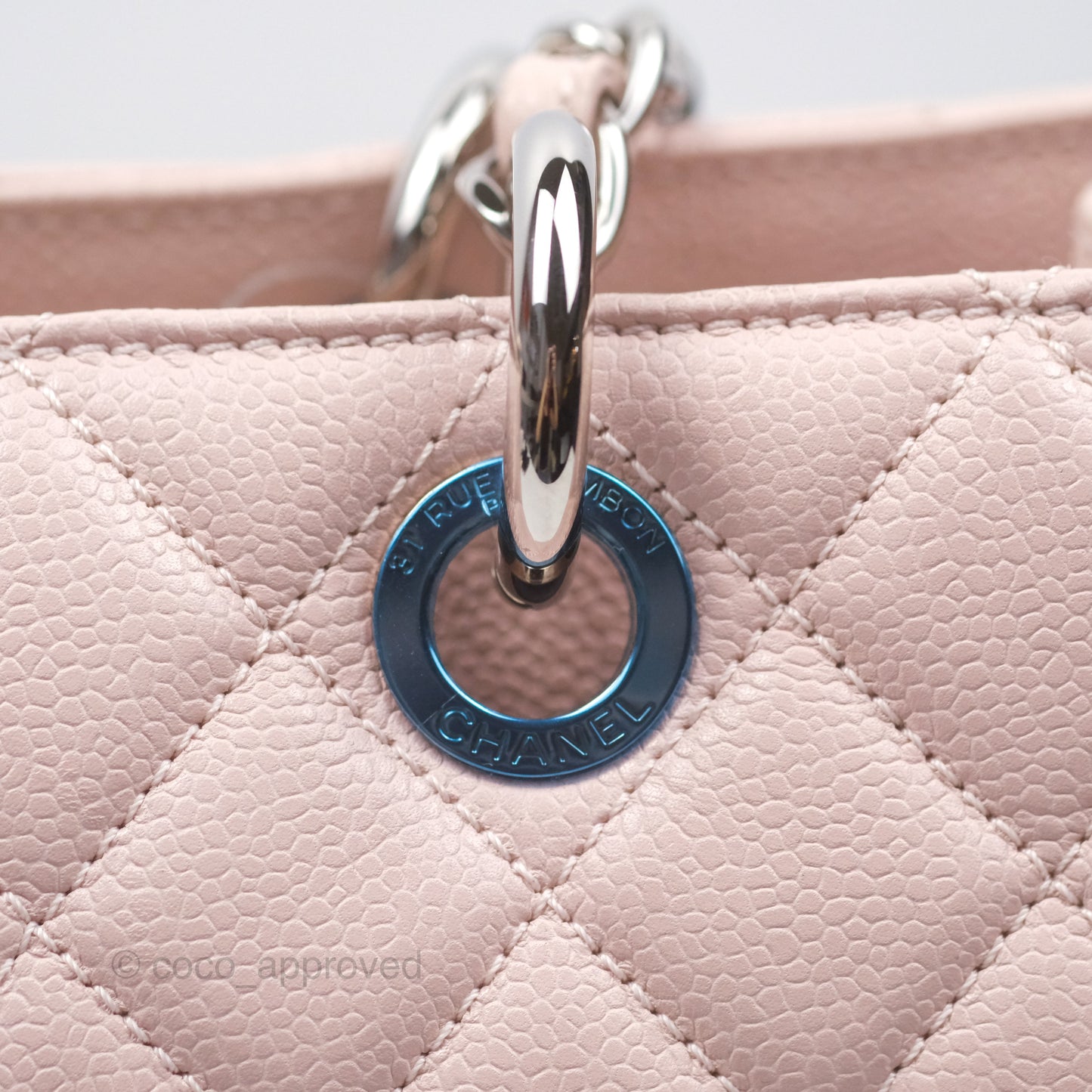 Chanel GST Pink Caviar Silver Hardware