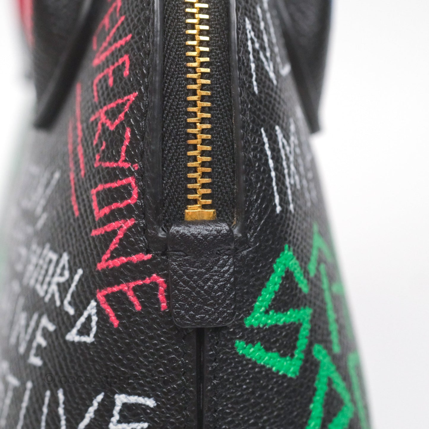 Balenciaga Graffiti Ville XXS Bag Black