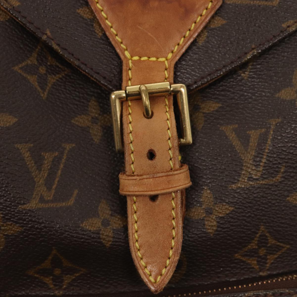 LOUIS VUITTON Monogram Montsouris MM Backpack M51136 LV 79871