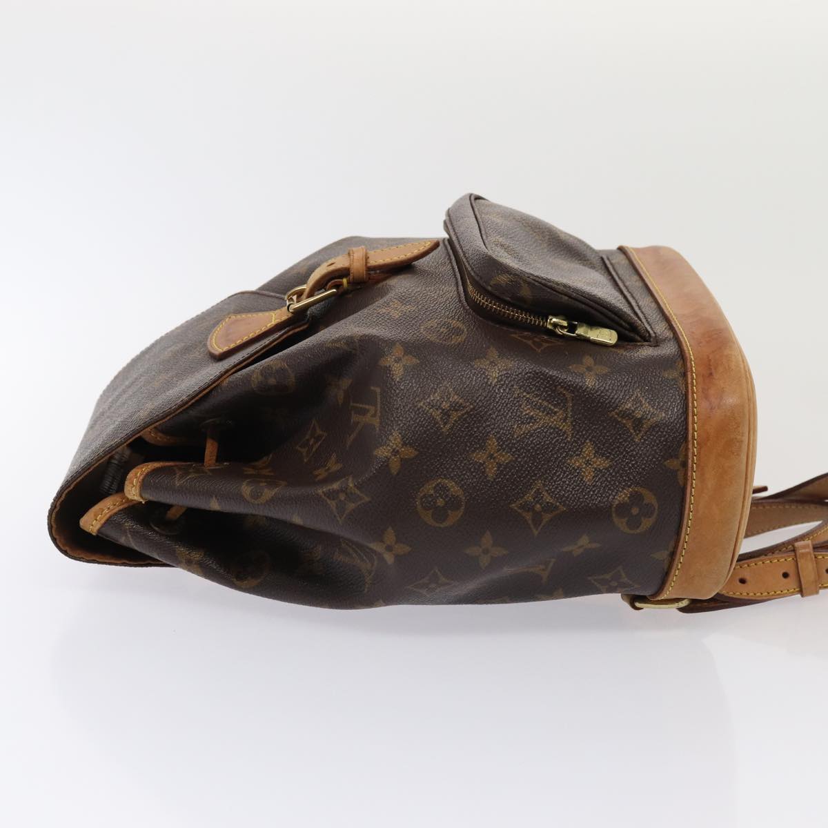 LOUIS VUITTON Monogram Montsouris MM Backpack M51136 LV 79871