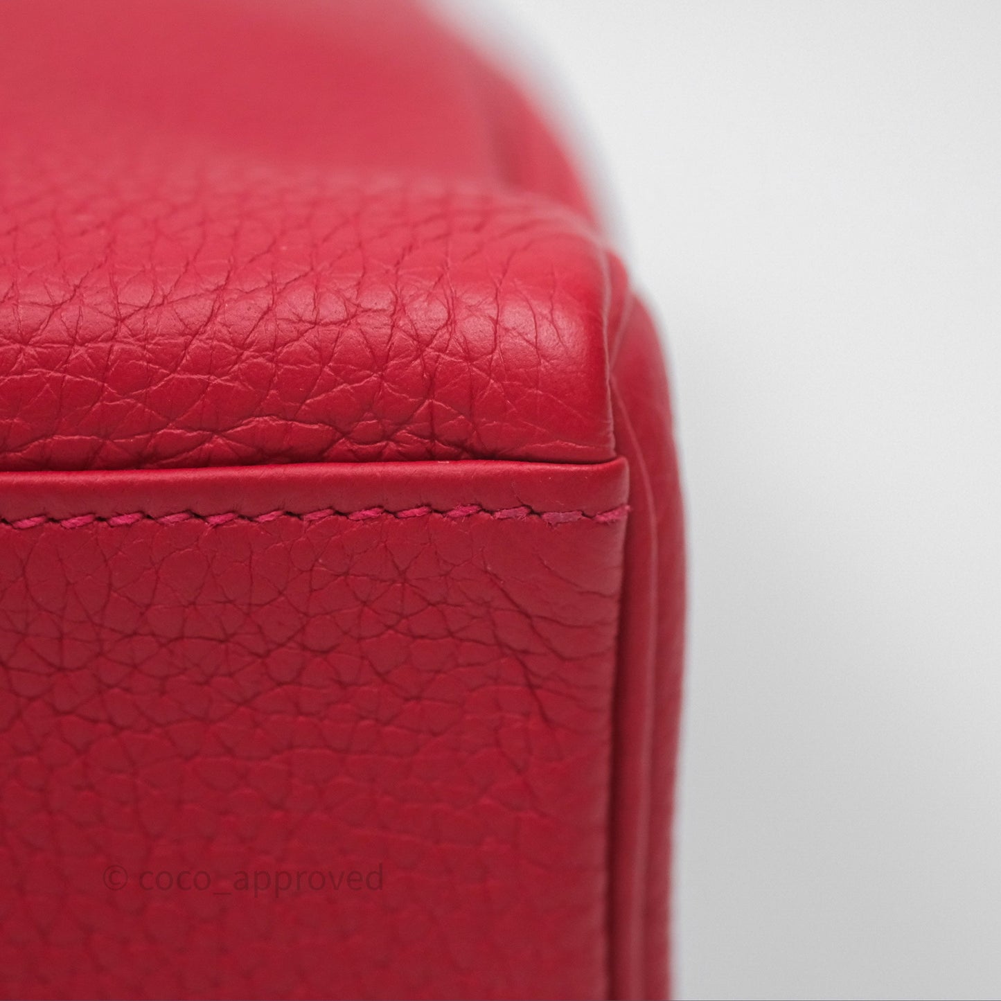 Hermès Kelly Ado Backpack Red Rouge Clemence Palladium Hardware