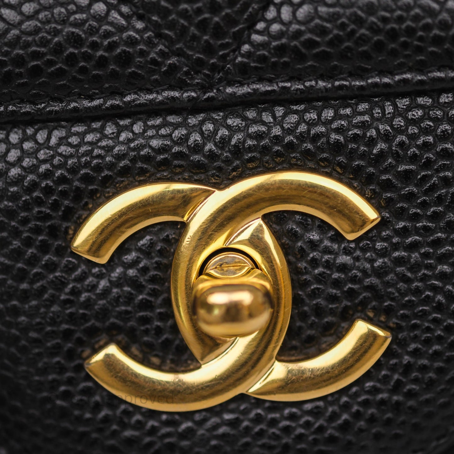 Chanel Jumbo Single Flap Black Caviar Gold Hardware⁣⁣