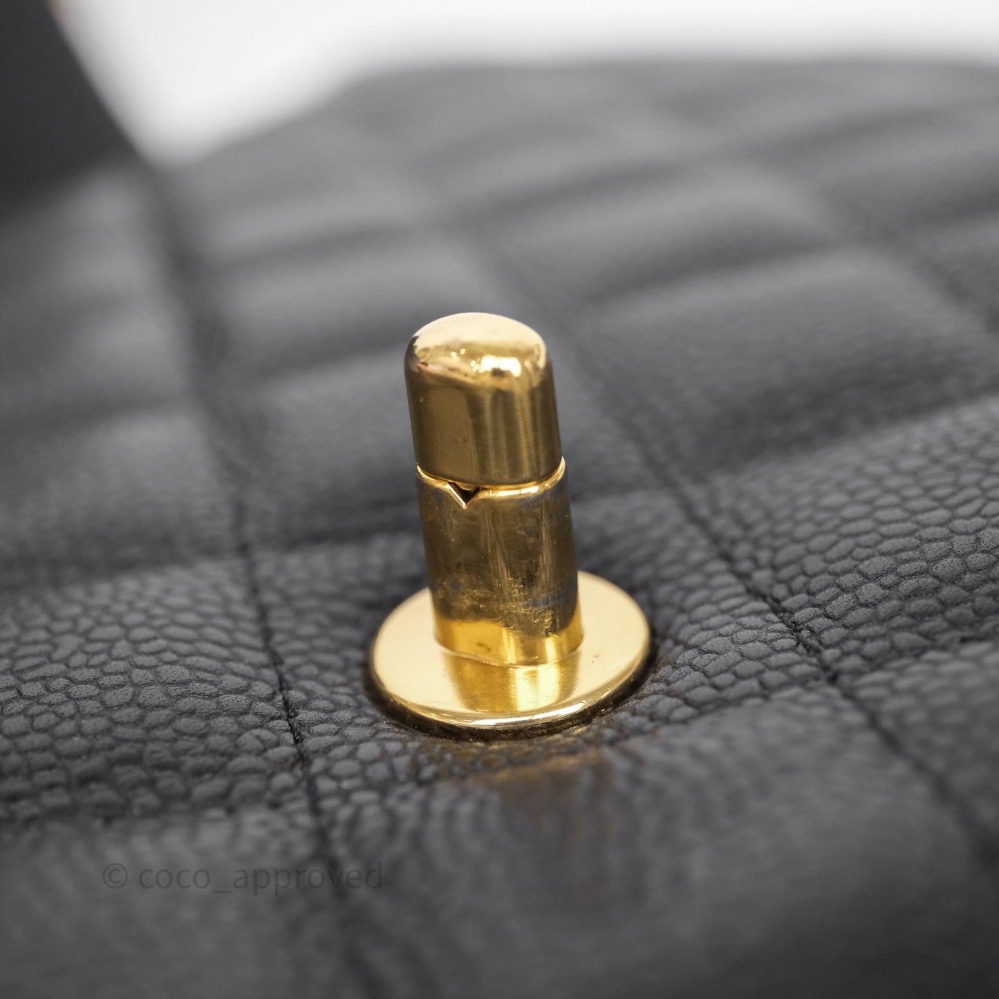 Chanel Jumbo Single Flap Black Caviar Gold Hardware⁣⁣