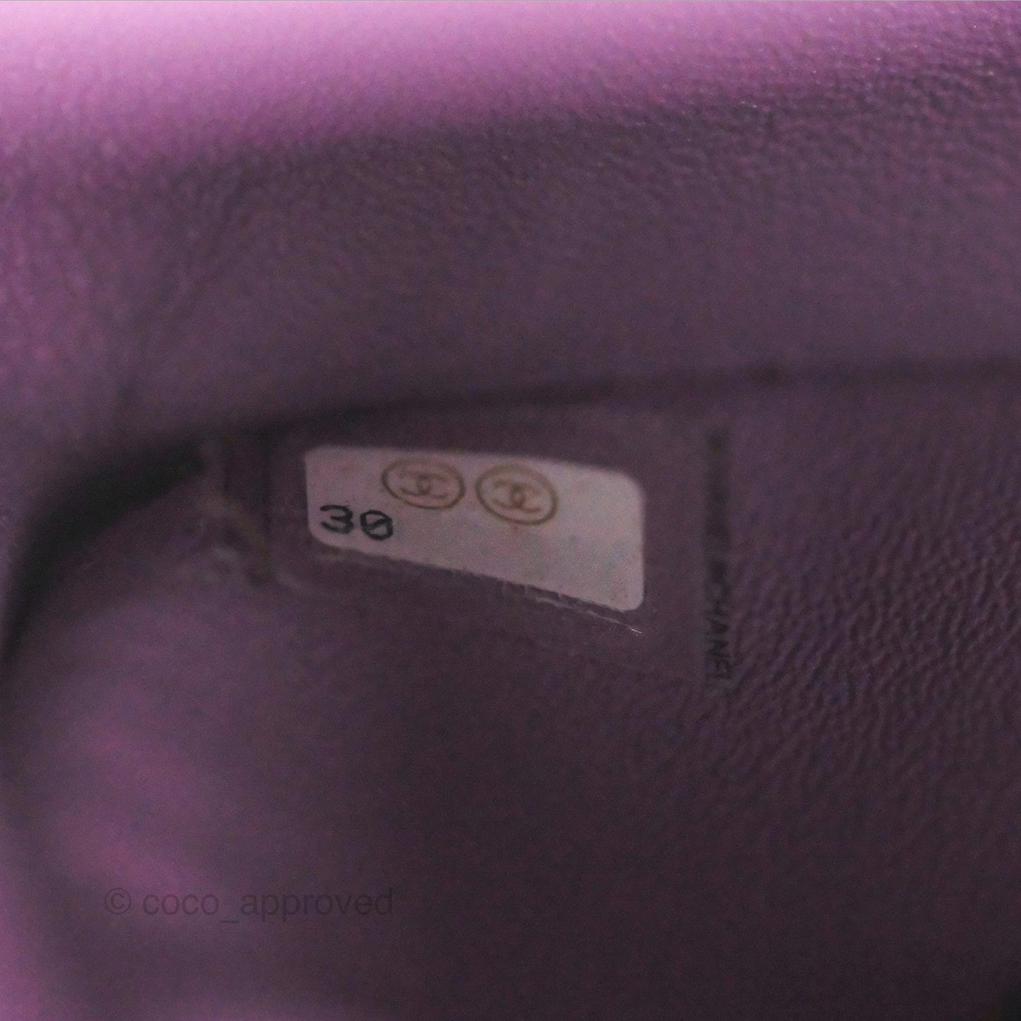 Chanel Small Classic Quilted Flap Purple Lambskin Silver Hardware
