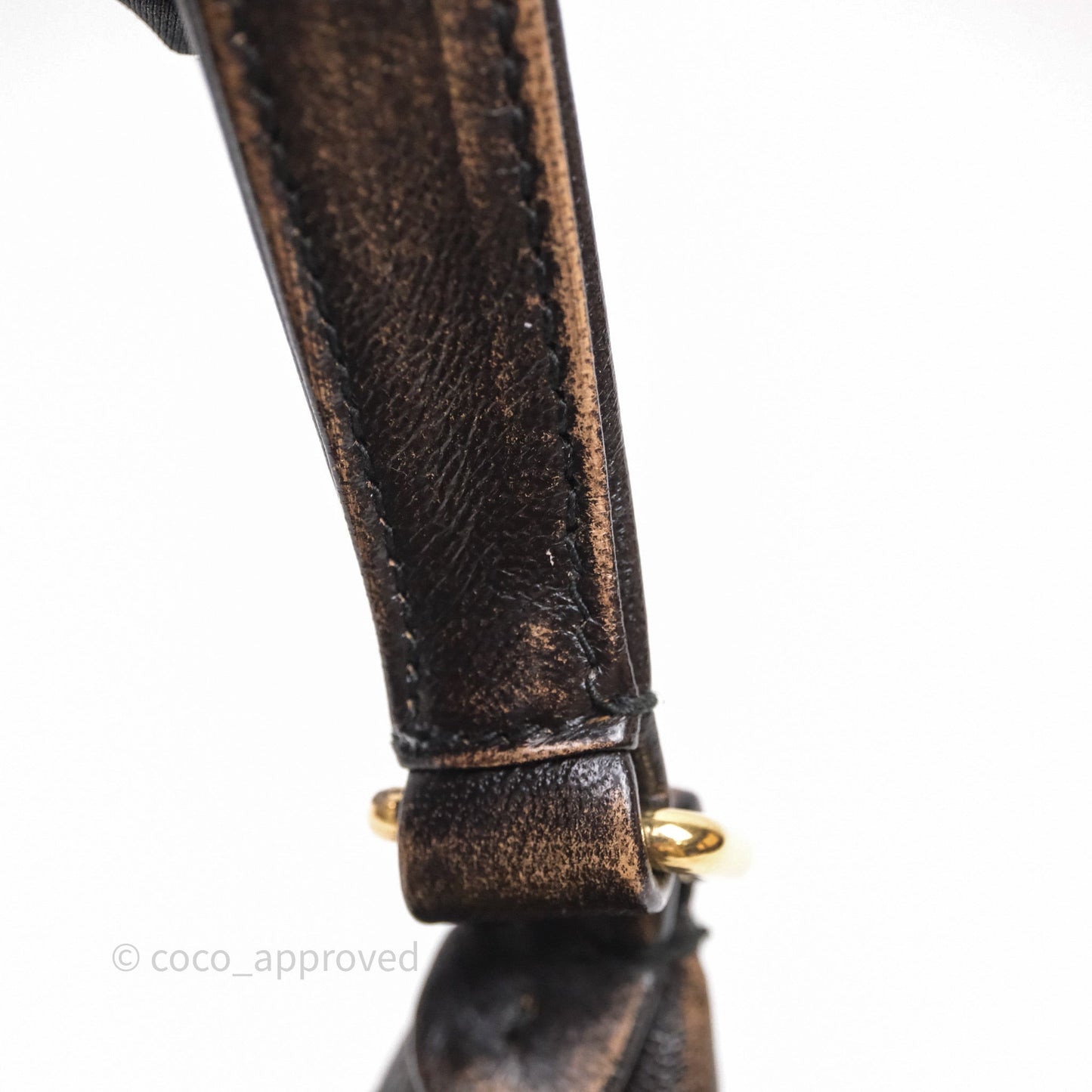 Miumiu Nappa leather Pocket bag Coffee