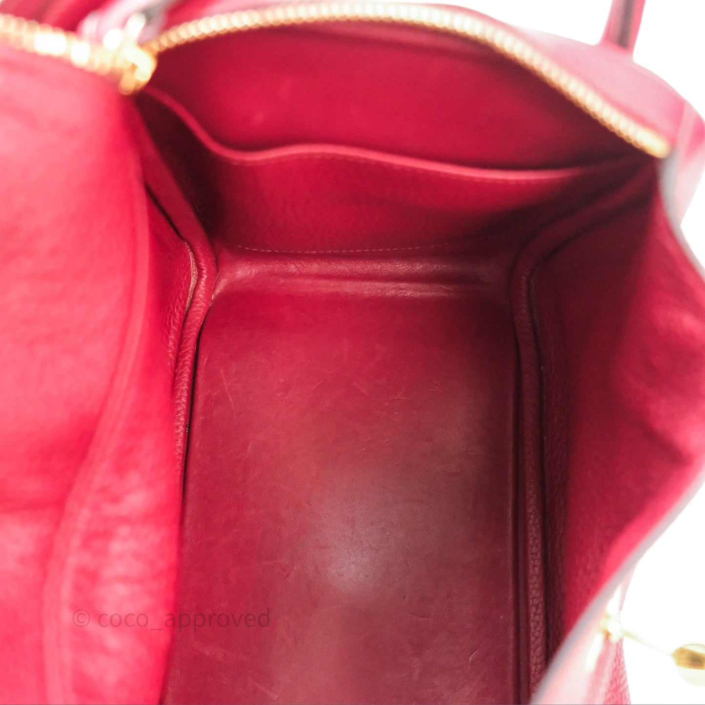 Hermès Lindy 30 Rouge Grenat K1 Clemence Gold Hardware