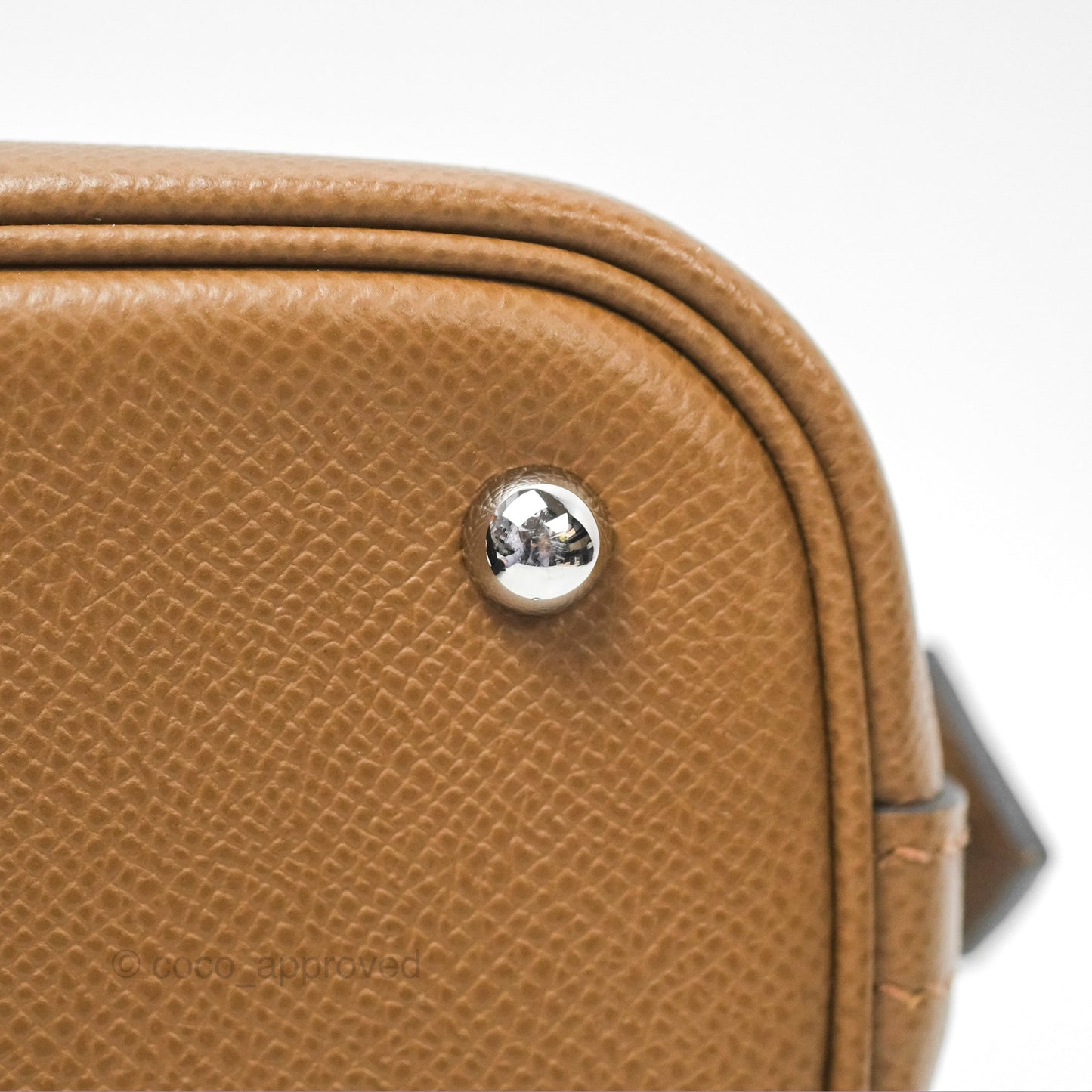 Hermès Bolide 1923 25 Alezan Epsom Palladium Hardware