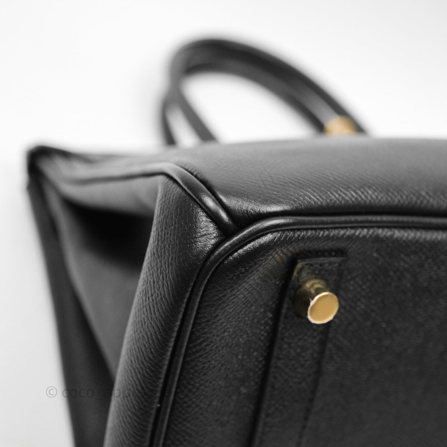 Hermès Birkin 30 Black Noir 89 Epsom Gold Hardware