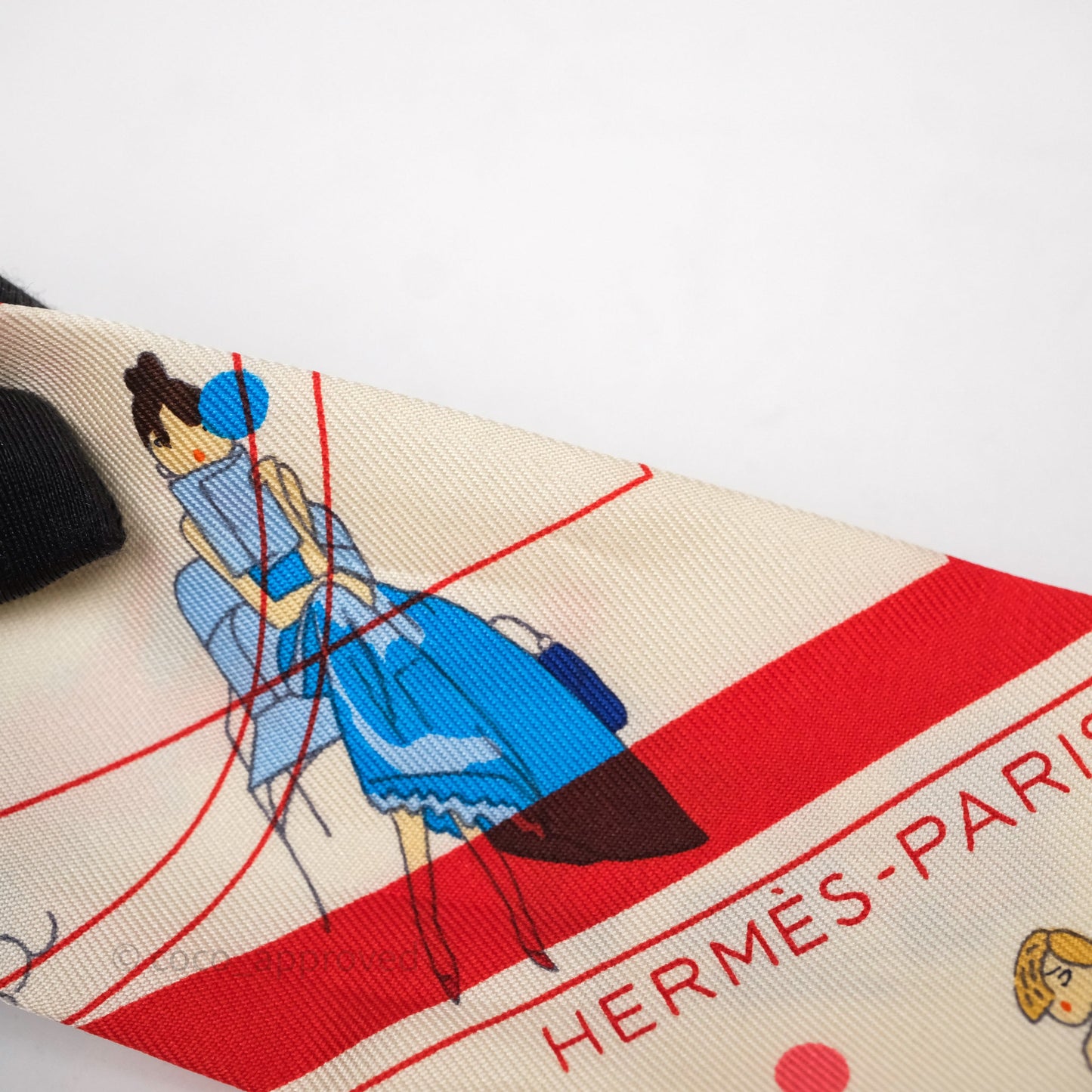 Hermès Ex-Libris Les Parisiennes Silk Twilly