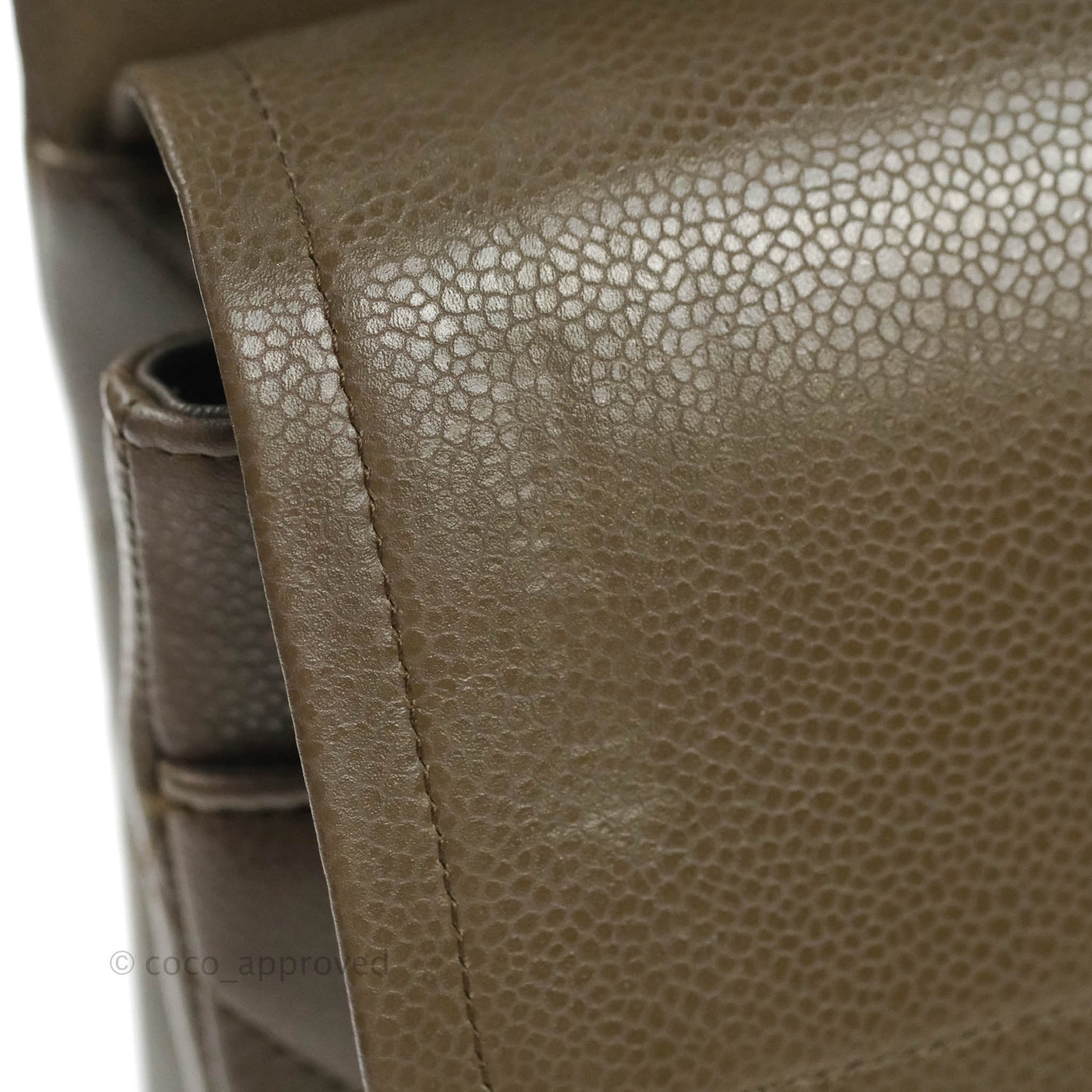 Chanel Jumbo Double Flap Taupe Caviar Silver Hardware⁣⁣