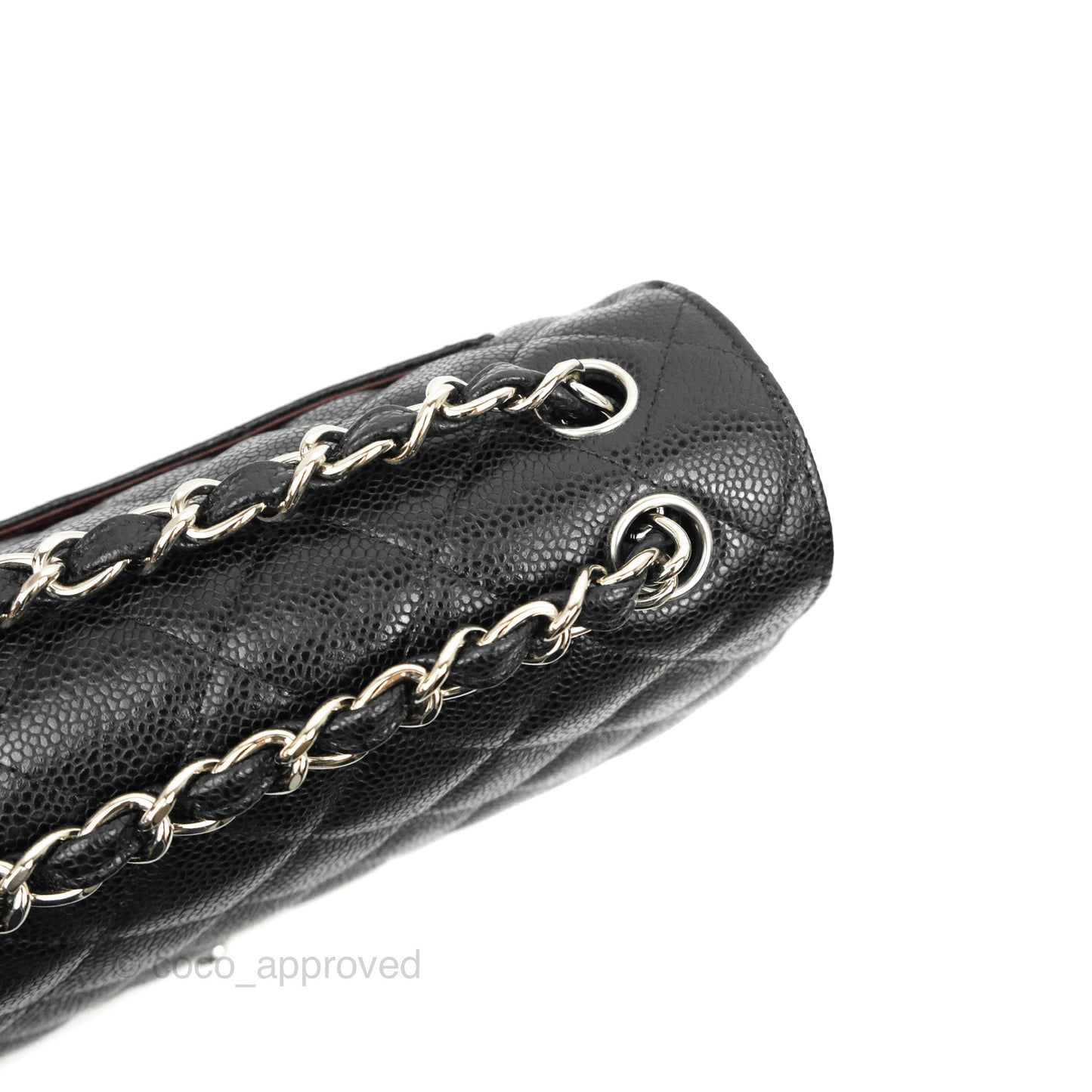 Chanel Jumbo Double Flap Black Caviar Silver Hardware⁣⁣